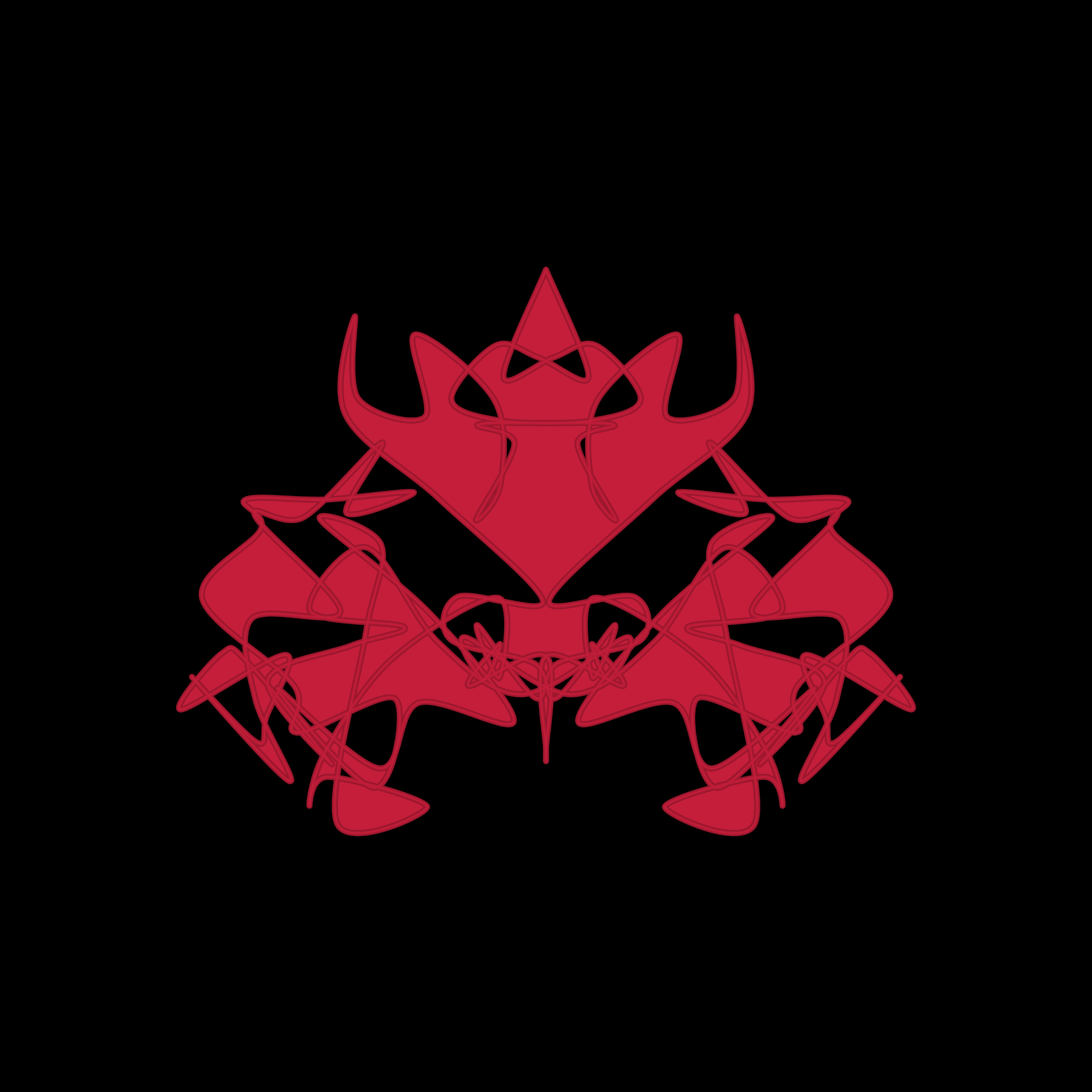 Art Blocks - Art Blocks v2 - Cryptoblots #698 - NFT # 3000698