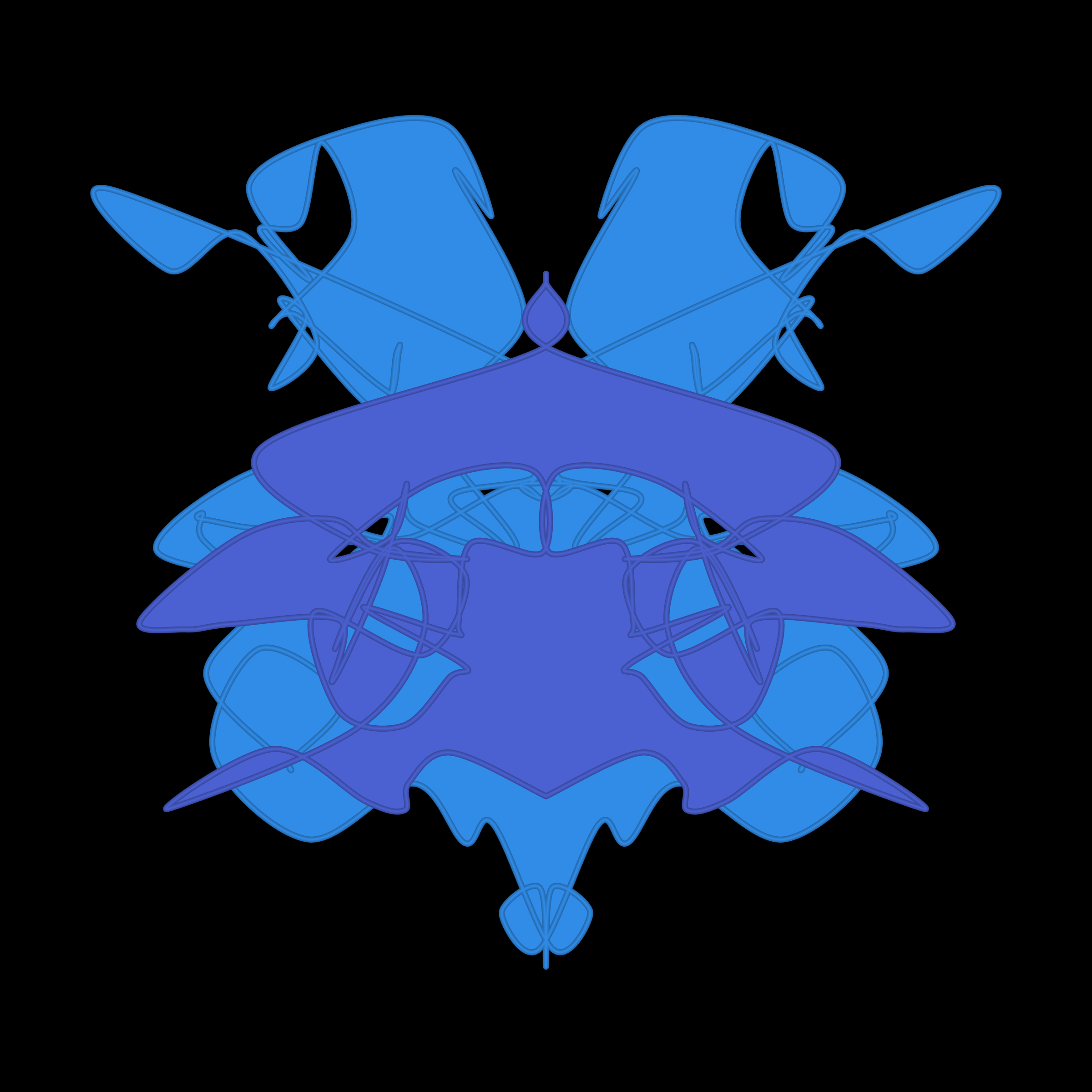 Art Blocks - Art Blocks v2 - Cryptoblots #705 - NFT # 3000705