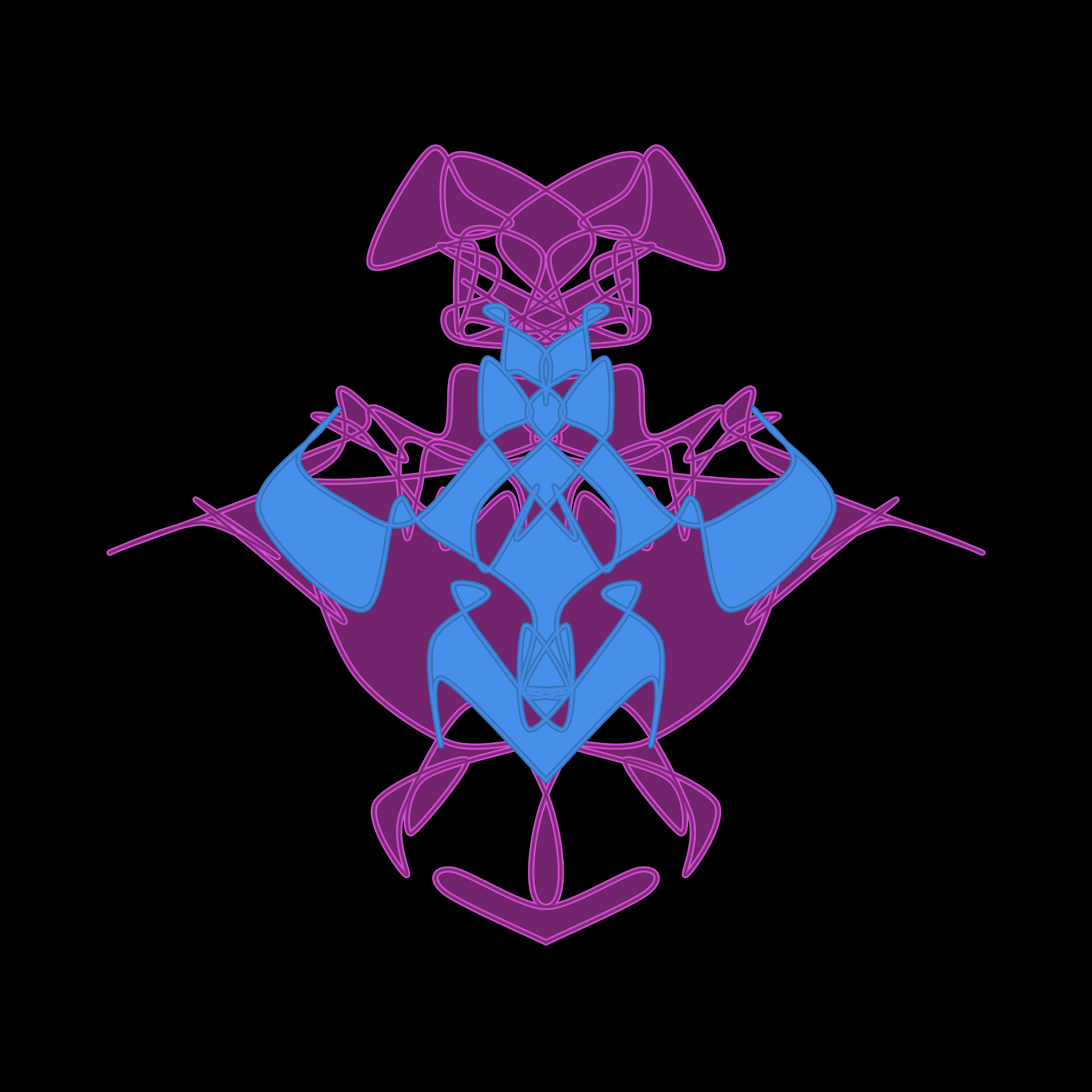 Art Blocks - Art Blocks v2 - Cryptoblots #706 - NFT # 3000706