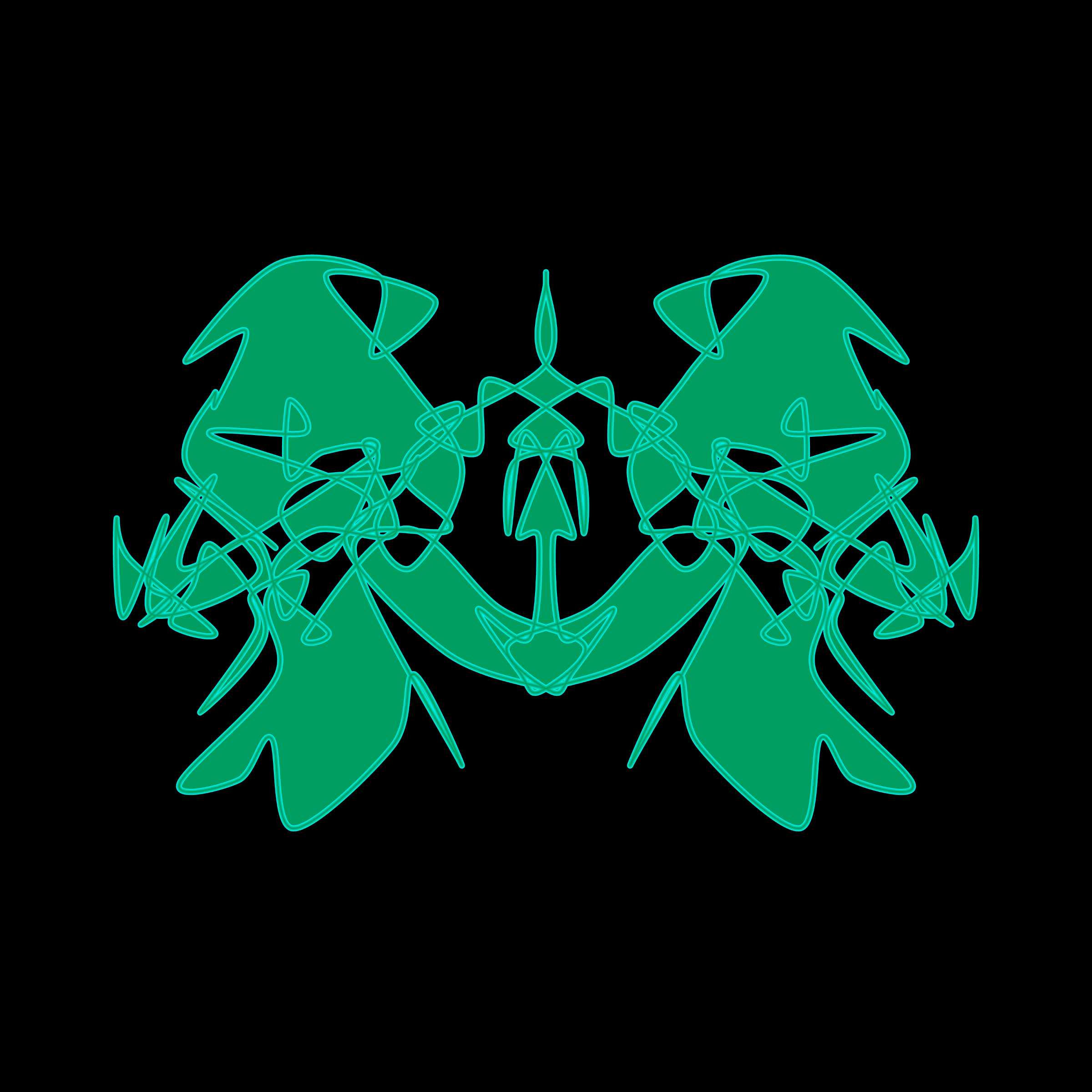 Art Blocks - Art Blocks v2 - Cryptoblots #707 - NFT # 3000707