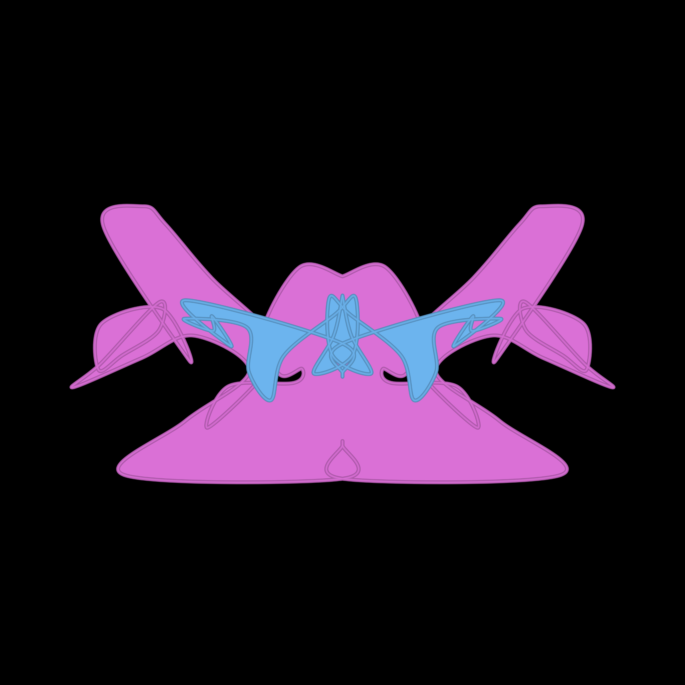 Art Blocks - Art Blocks v2 - Cryptoblots #716 - NFT # 3000716