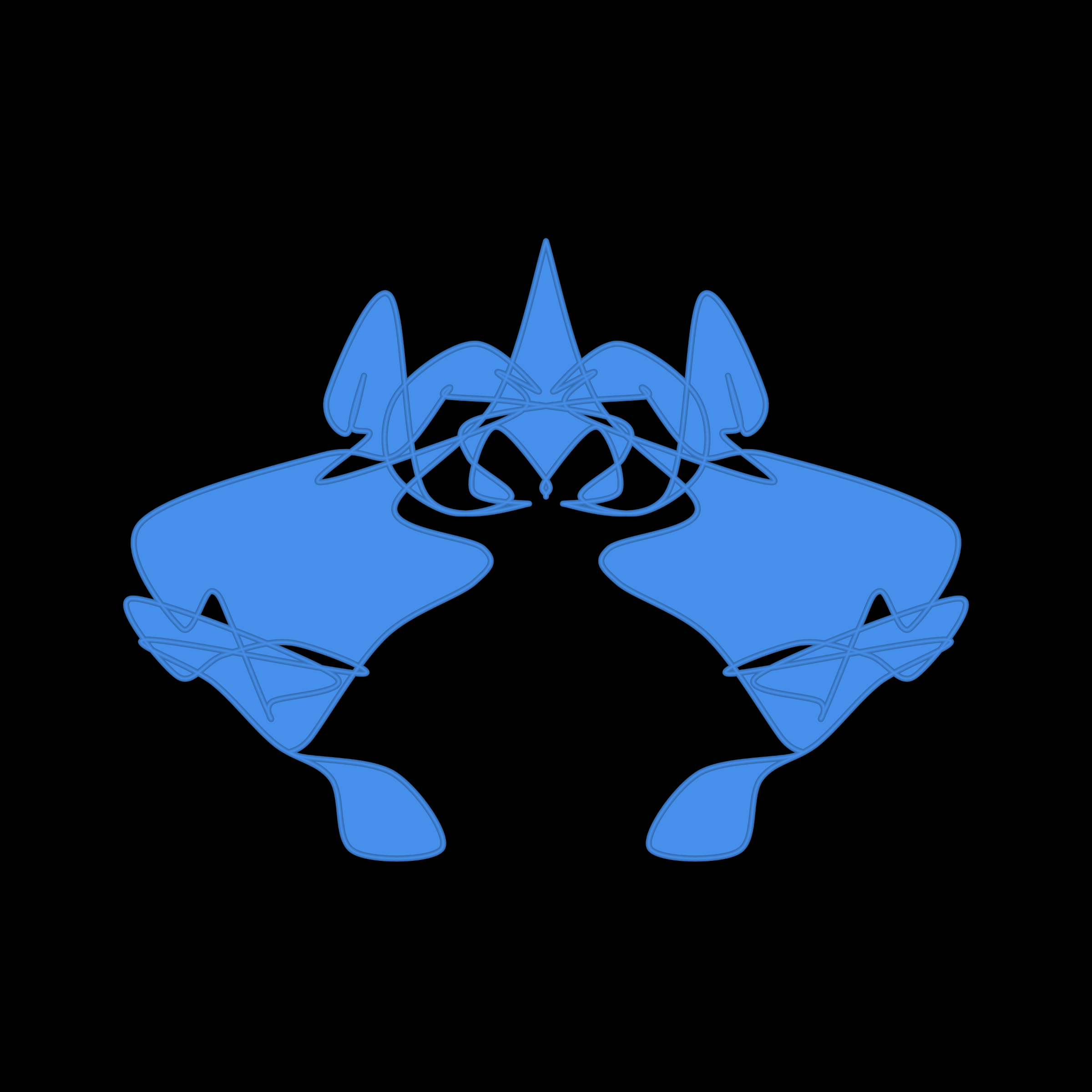 Art Blocks - Art Blocks v2 - Cryptoblots #722 - NFT # 3000722