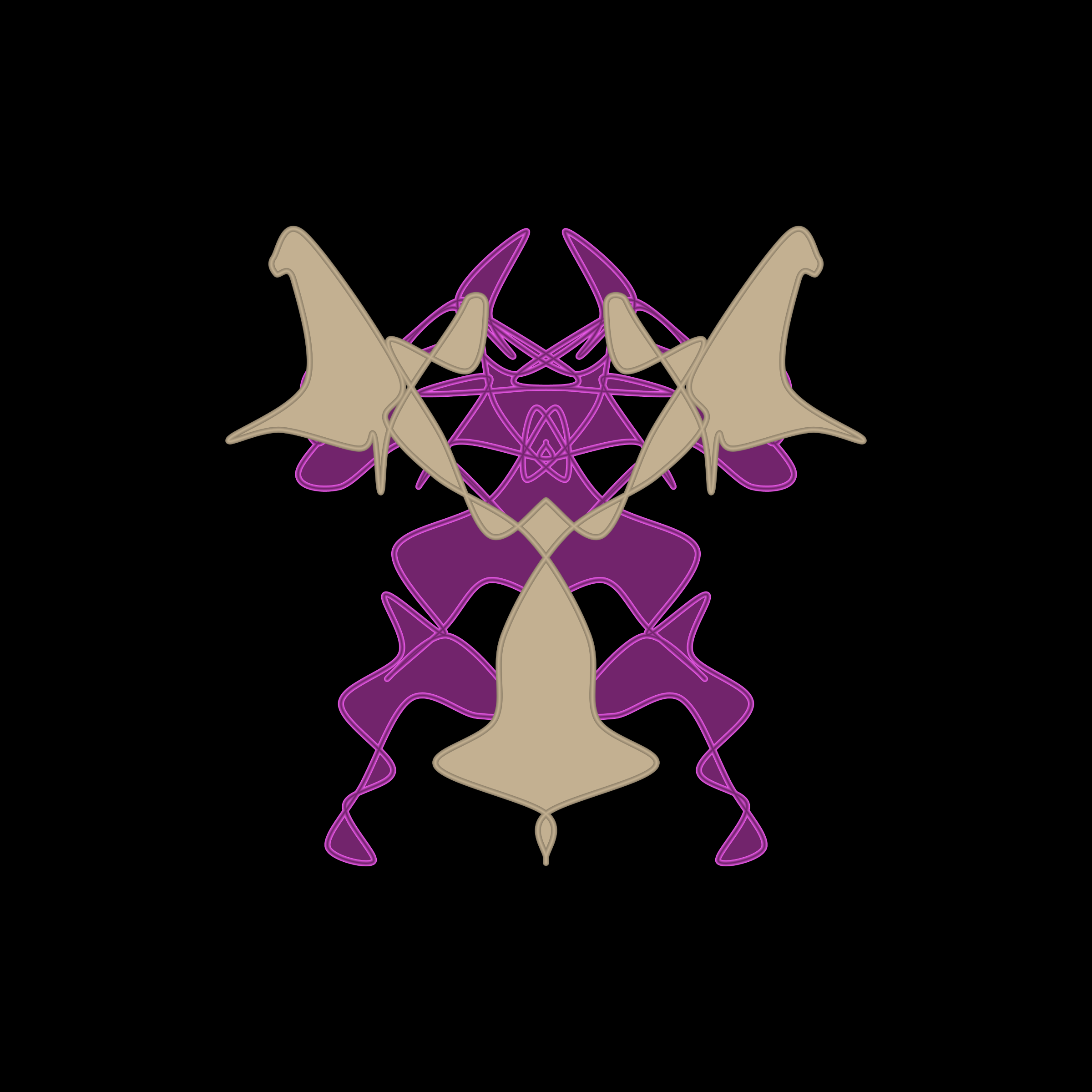 Art Blocks - Art Blocks v2 - Cryptoblots #735 - NFT # 3000735