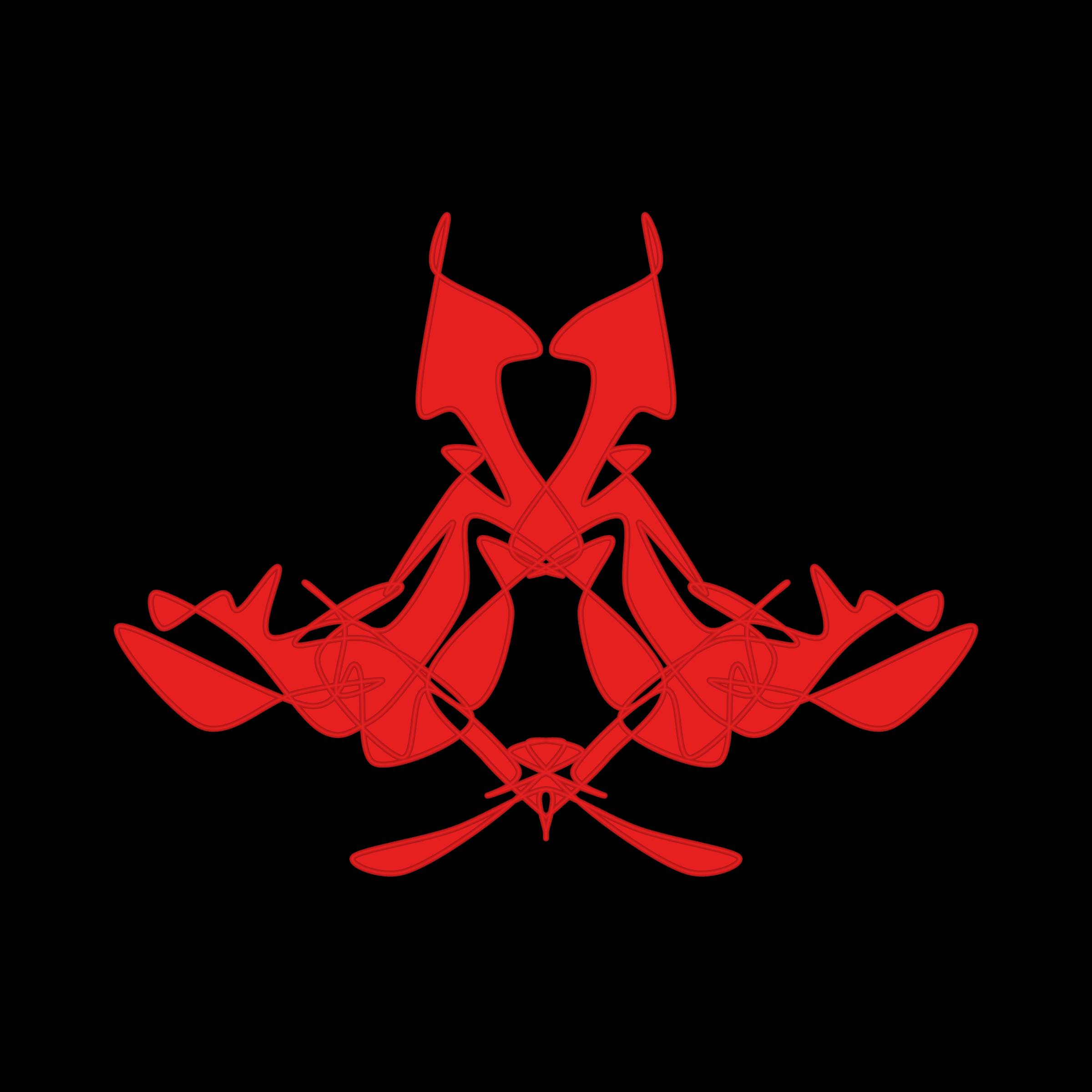 Art Blocks - Art Blocks v2 - Cryptoblots #737 - NFT # 3000737