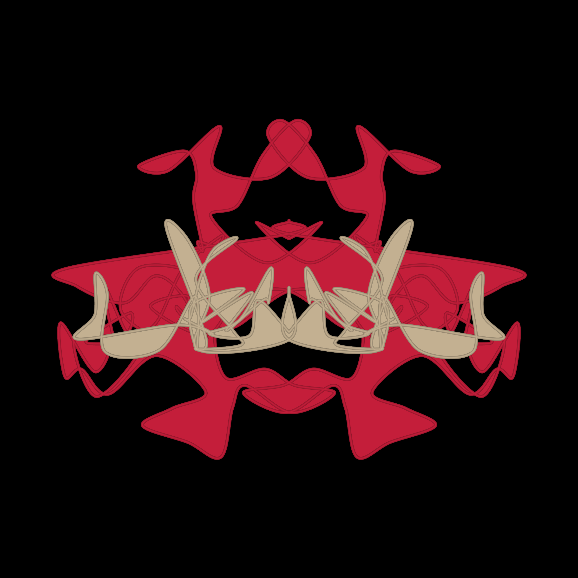 Art Blocks - Art Blocks v2 - Cryptoblots #741 - NFT # 3000741