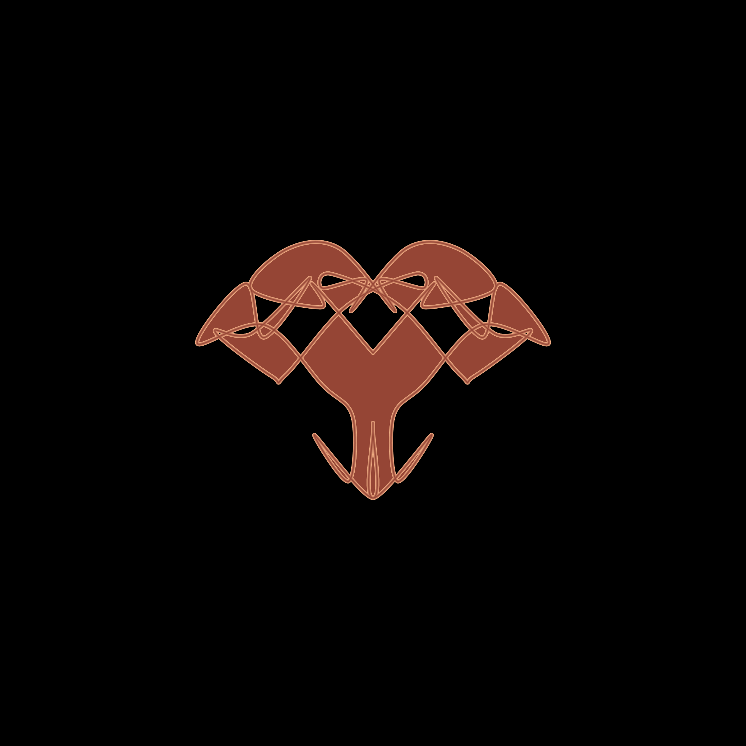 Art Blocks - Art Blocks v2 - Cryptoblots #743 - NFT # 3000743