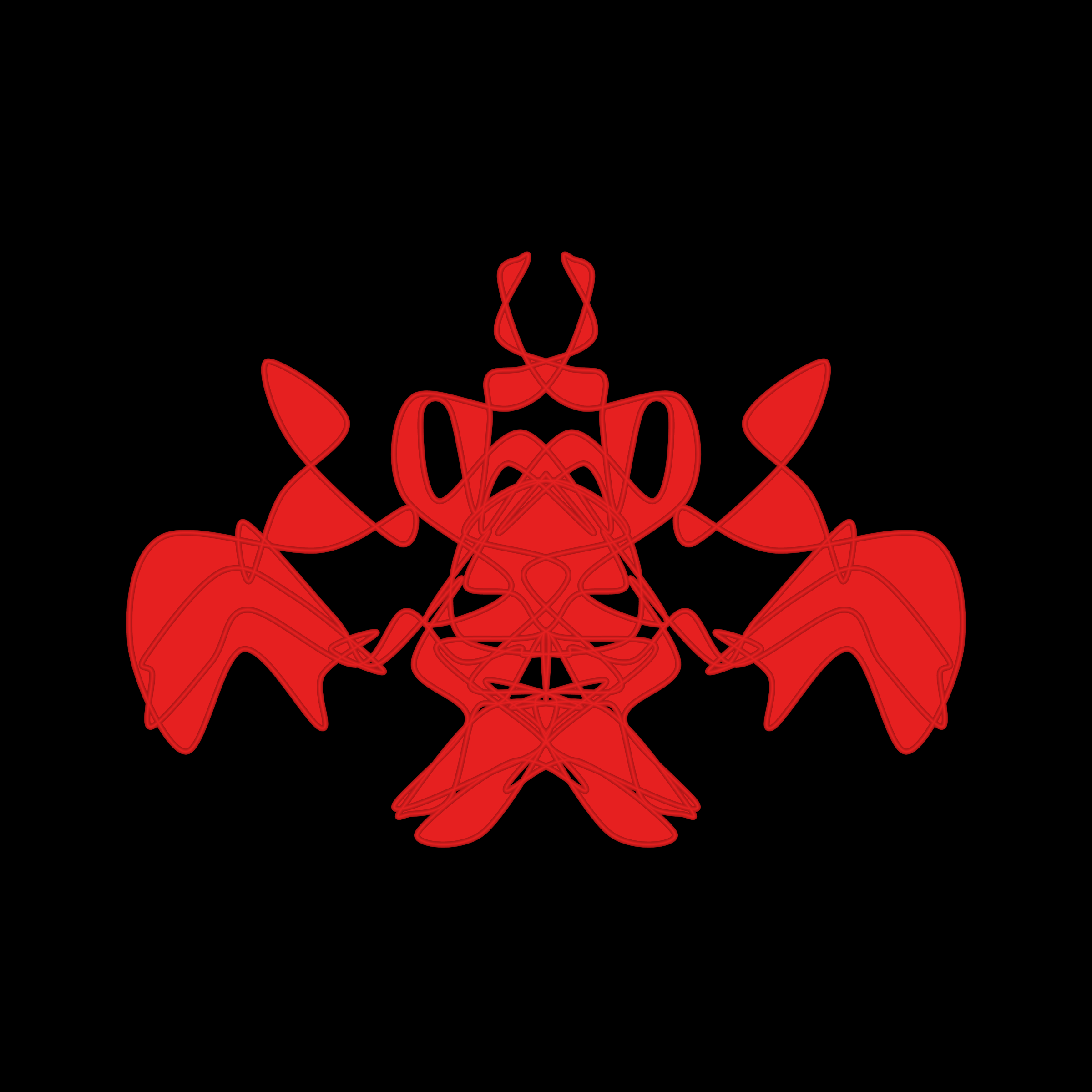 Art Blocks - Art Blocks v2 - Cryptoblots #748 - NFT # 3000748