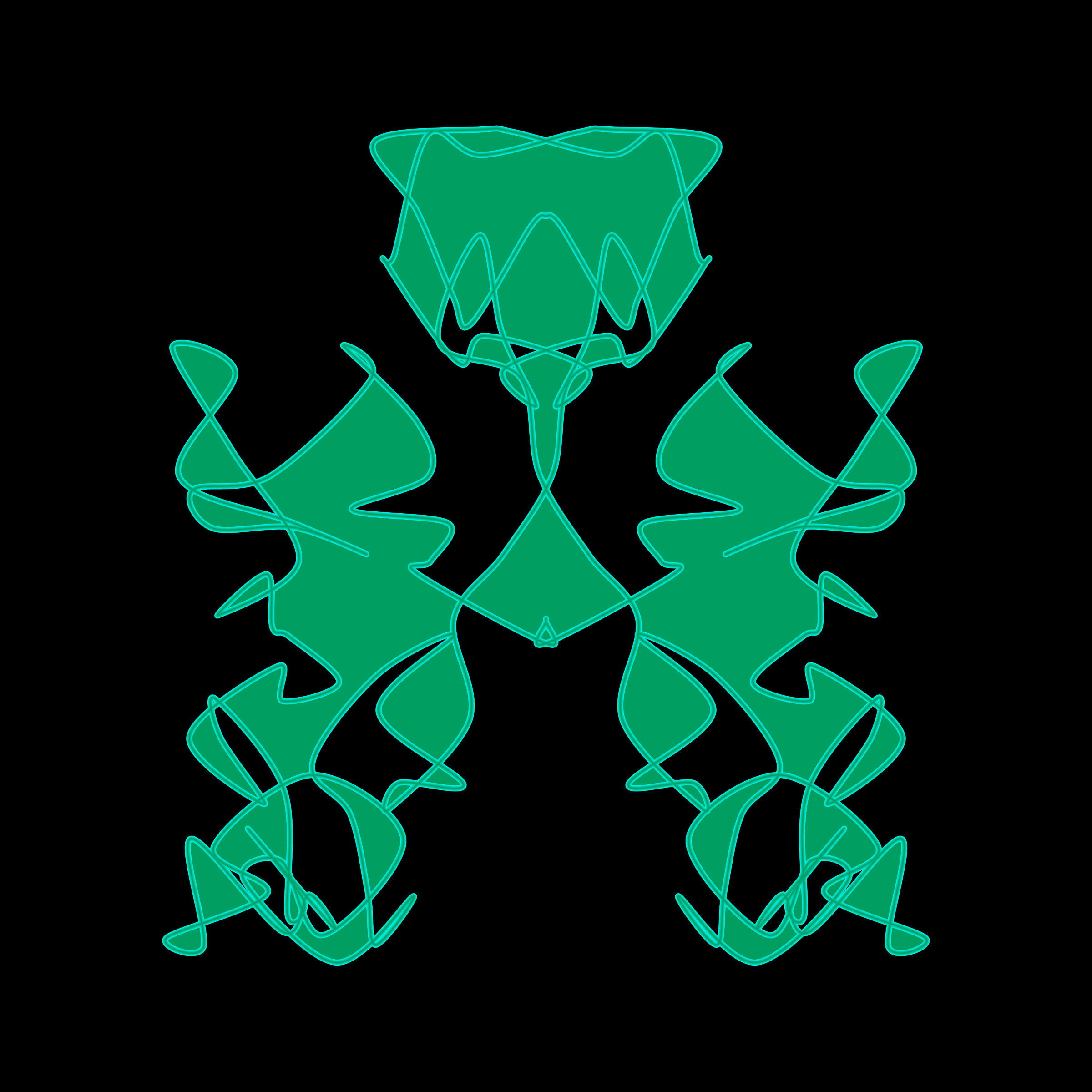 Art Blocks - Art Blocks v2 - Cryptoblots #753 - NFT # 3000753