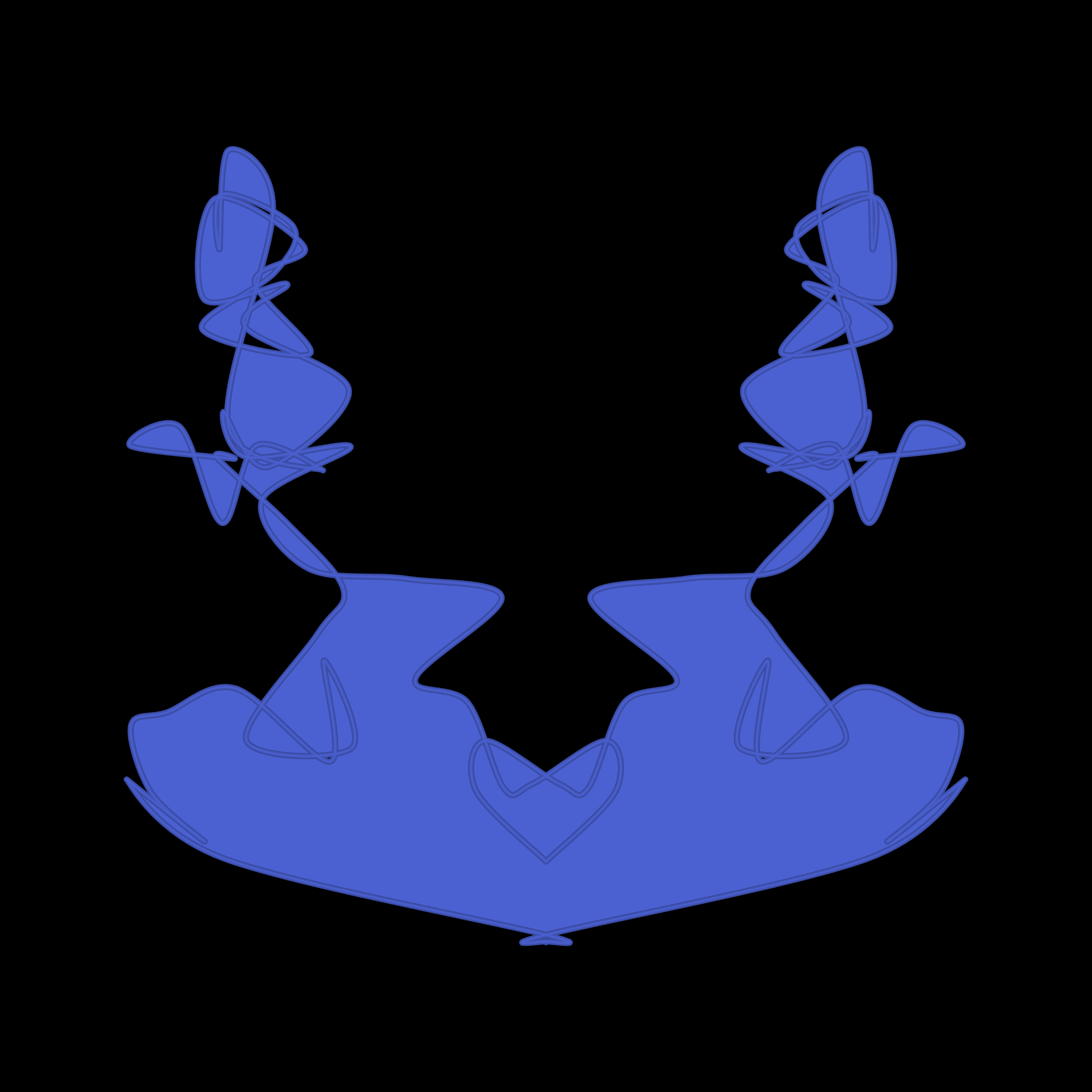 Art Blocks - Art Blocks v2 - Cryptoblots #754 - NFT # 3000754