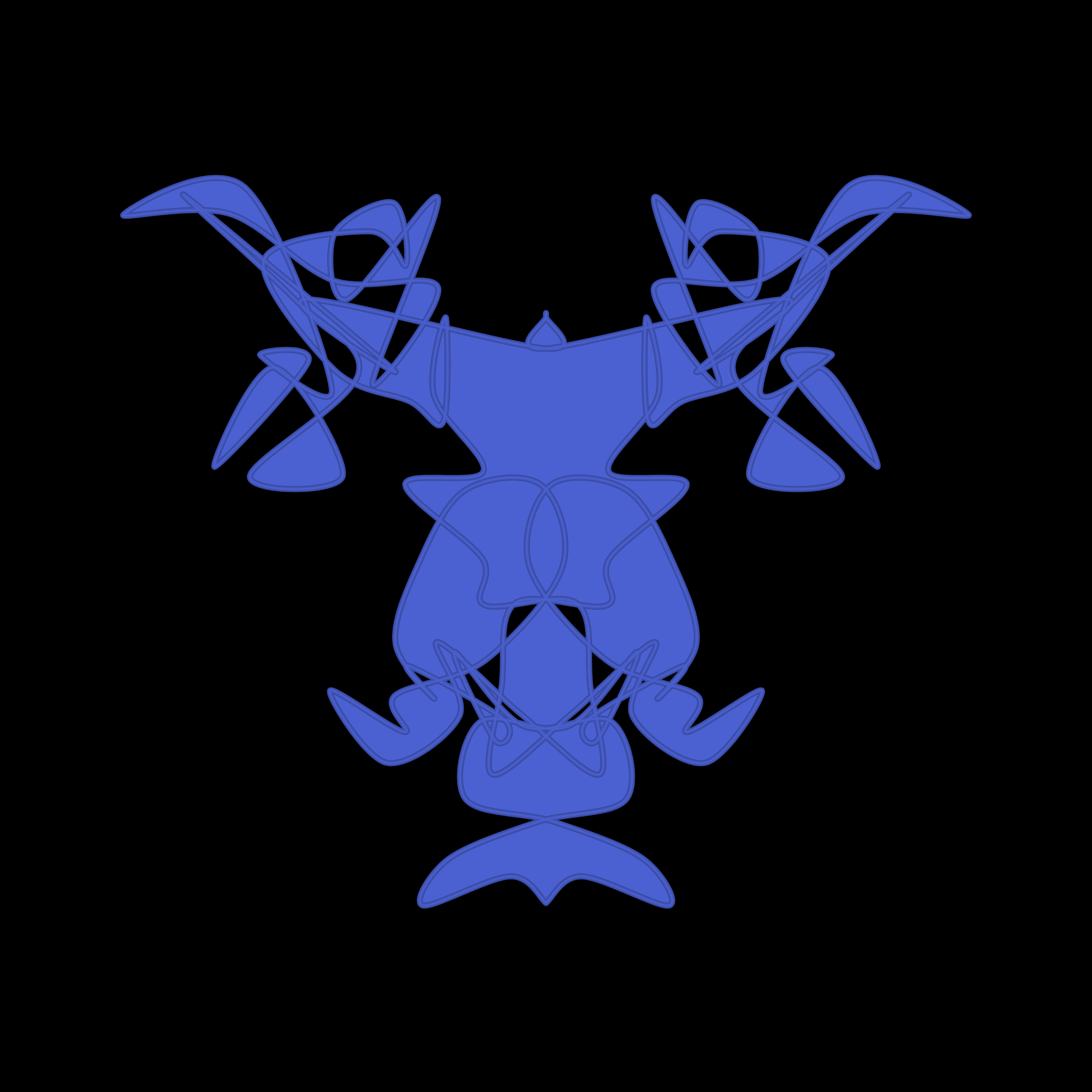 Art Blocks - Art Blocks v2 - Cryptoblots #776 - NFT # 3000776