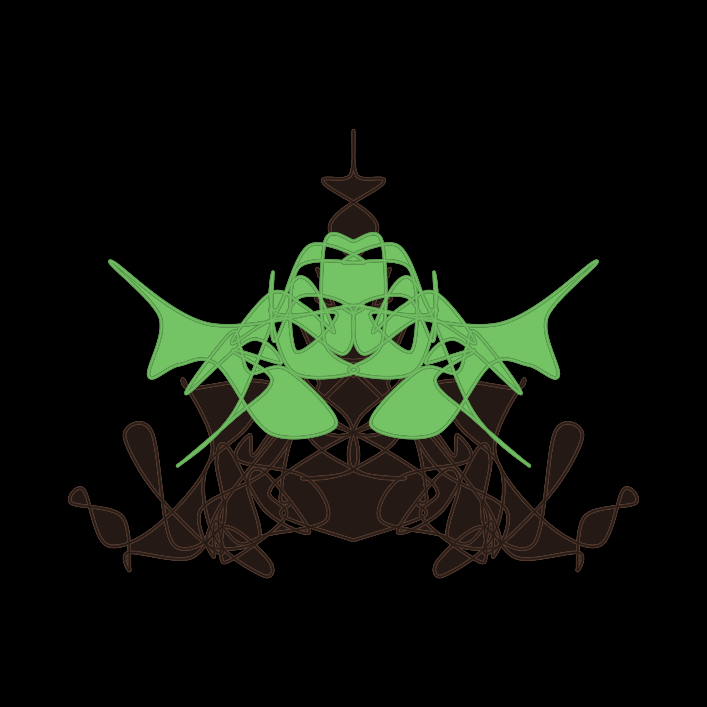 Art Blocks - Art Blocks v2 - Cryptoblots #781 - NFT # 3000781