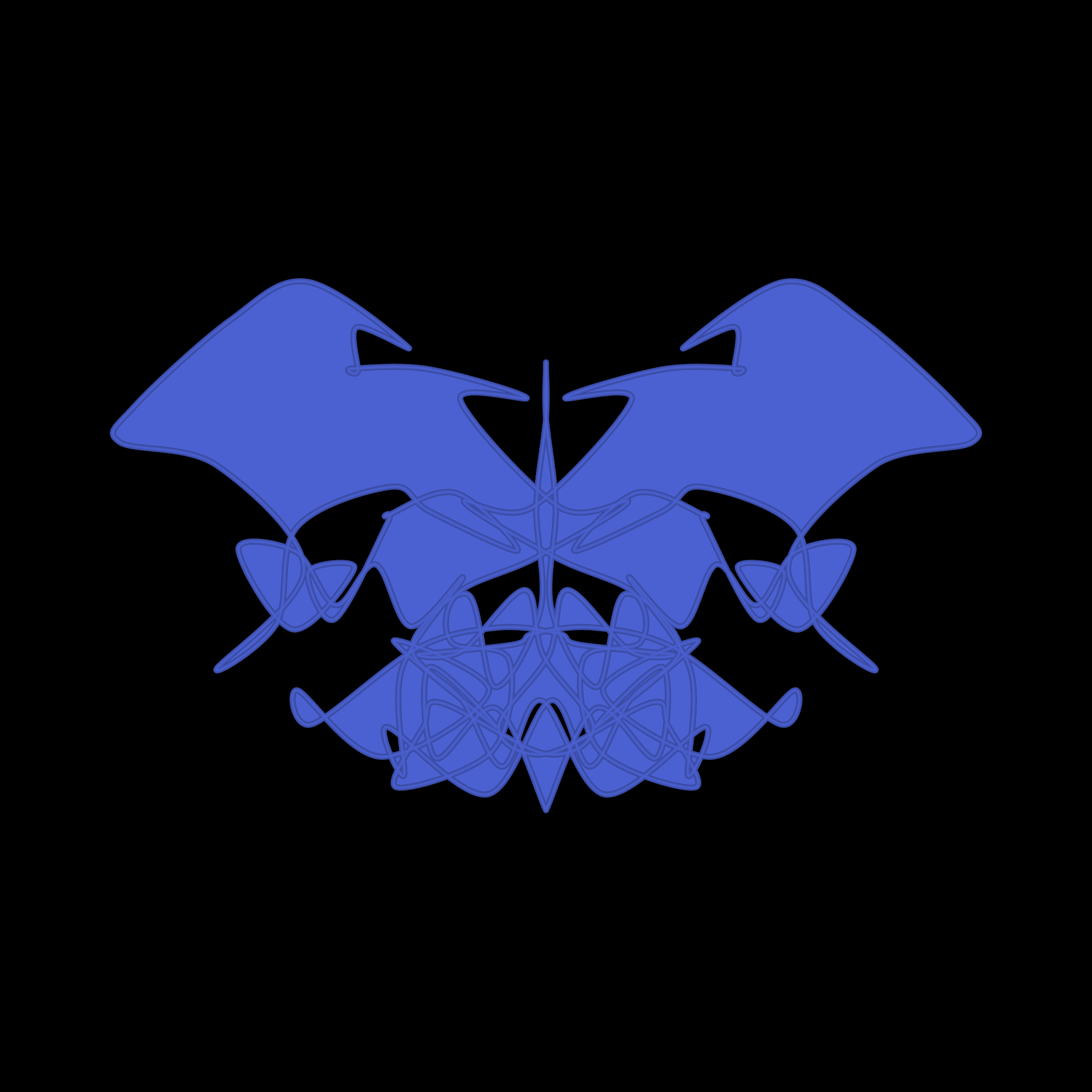 Art Blocks - Art Blocks v2 - Cryptoblots #788 - NFT # 3000788