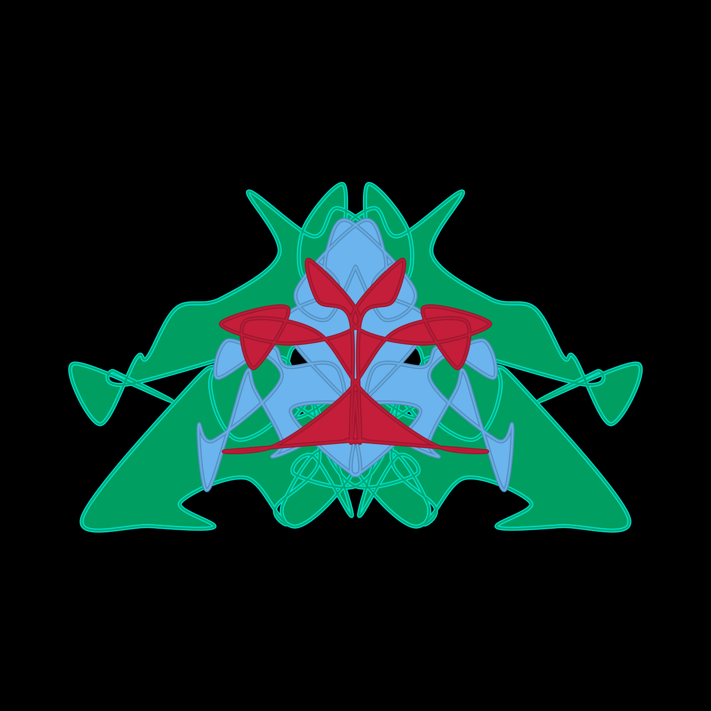 Art Blocks - Art Blocks v2 - Cryptoblots #791 - NFT # 3000791