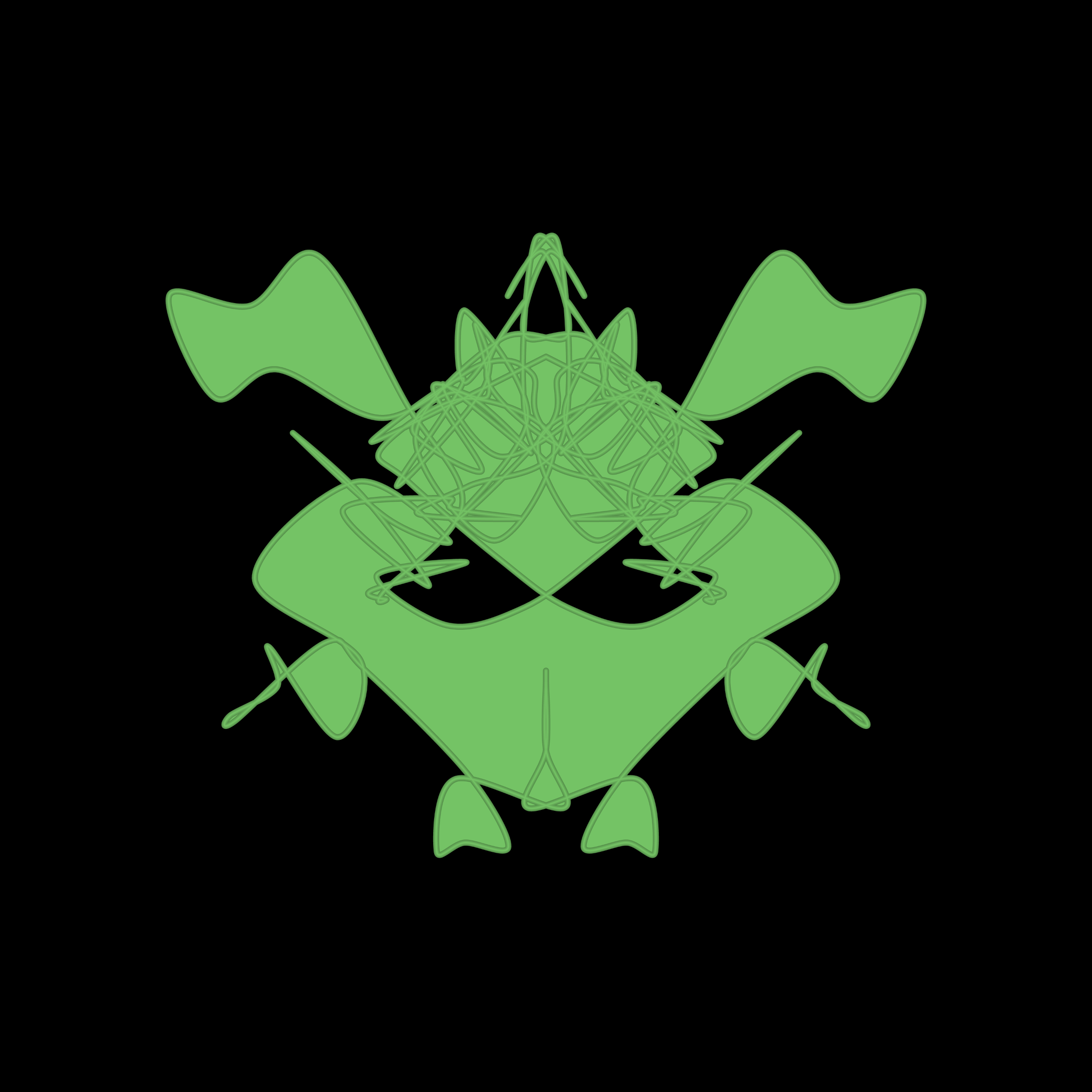 Art Blocks - Art Blocks v2 - Cryptoblots #798 - NFT # 3000798