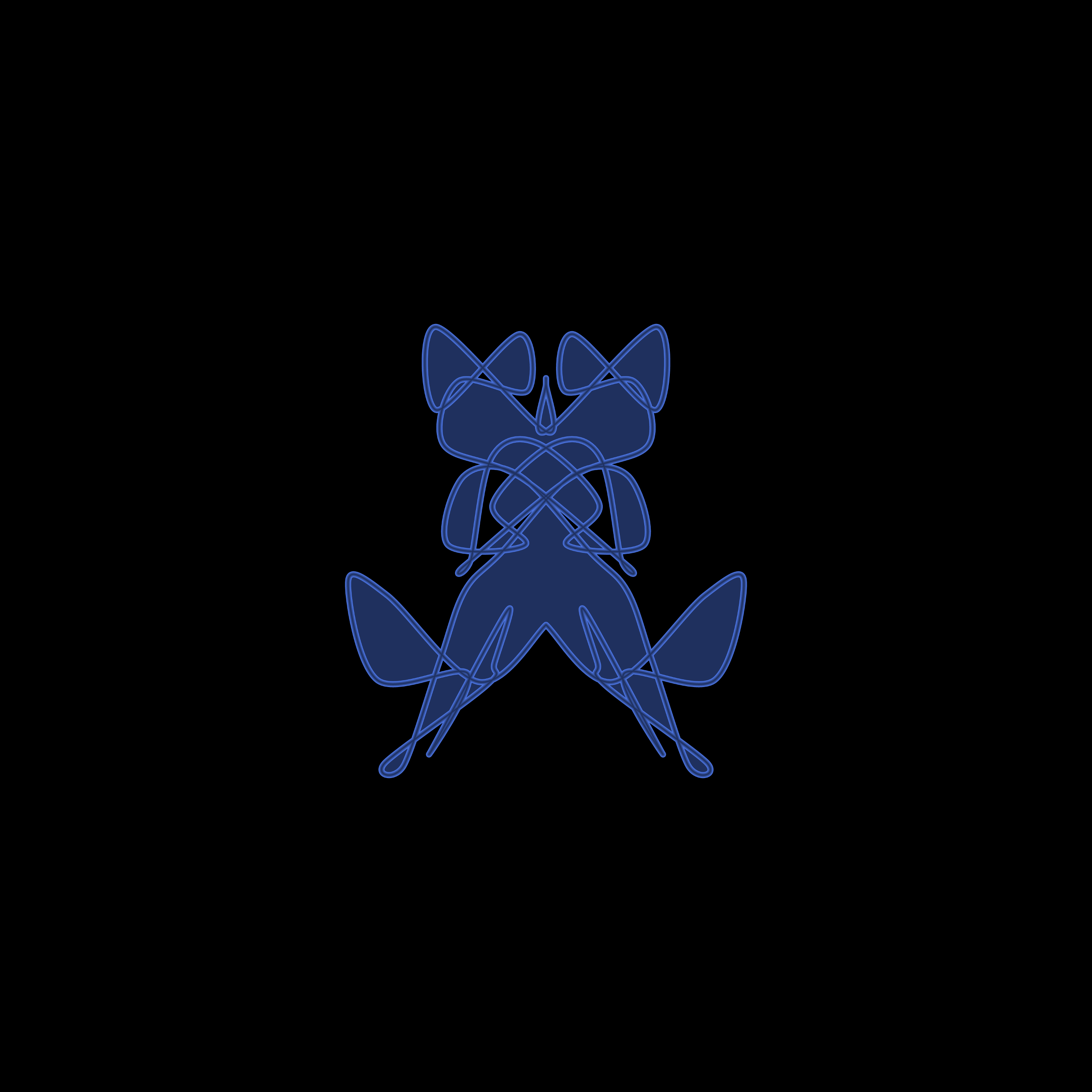 Art Blocks - Art Blocks v2 - Cryptoblots #802 - NFT # 3000802