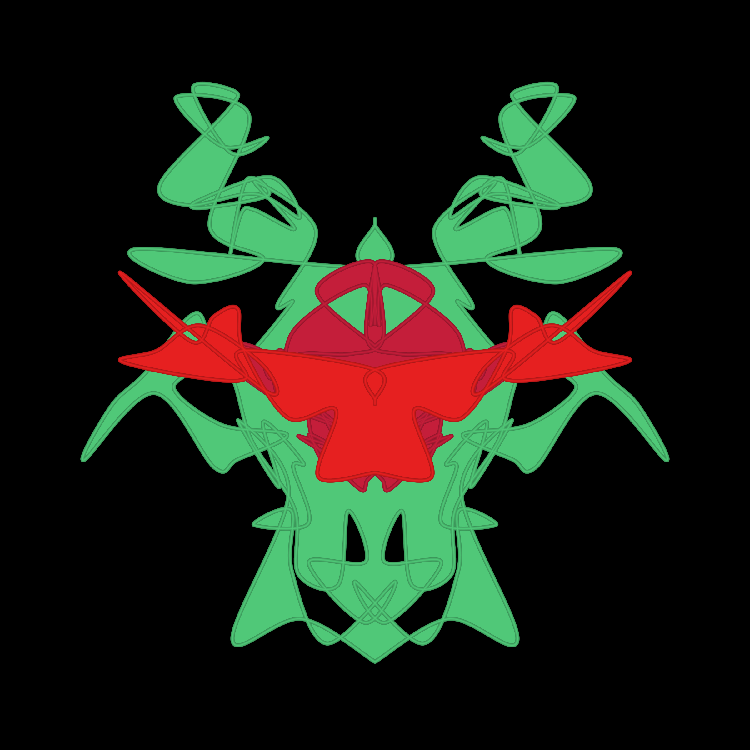 Art Blocks - Art Blocks v2 - Cryptoblots #804 - NFT # 3000804