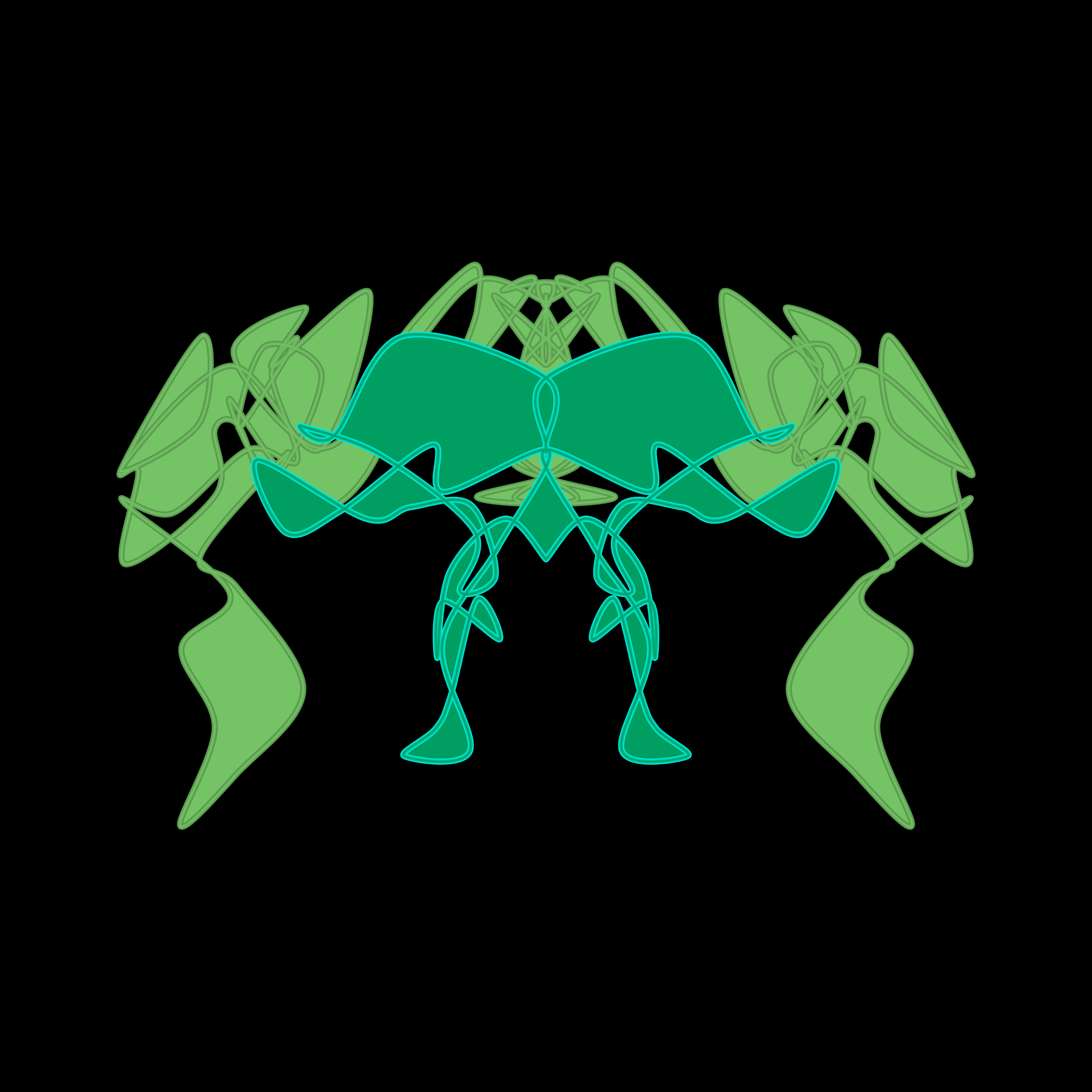 Art Blocks - Art Blocks v2 - Cryptoblots #805 - NFT # 3000805