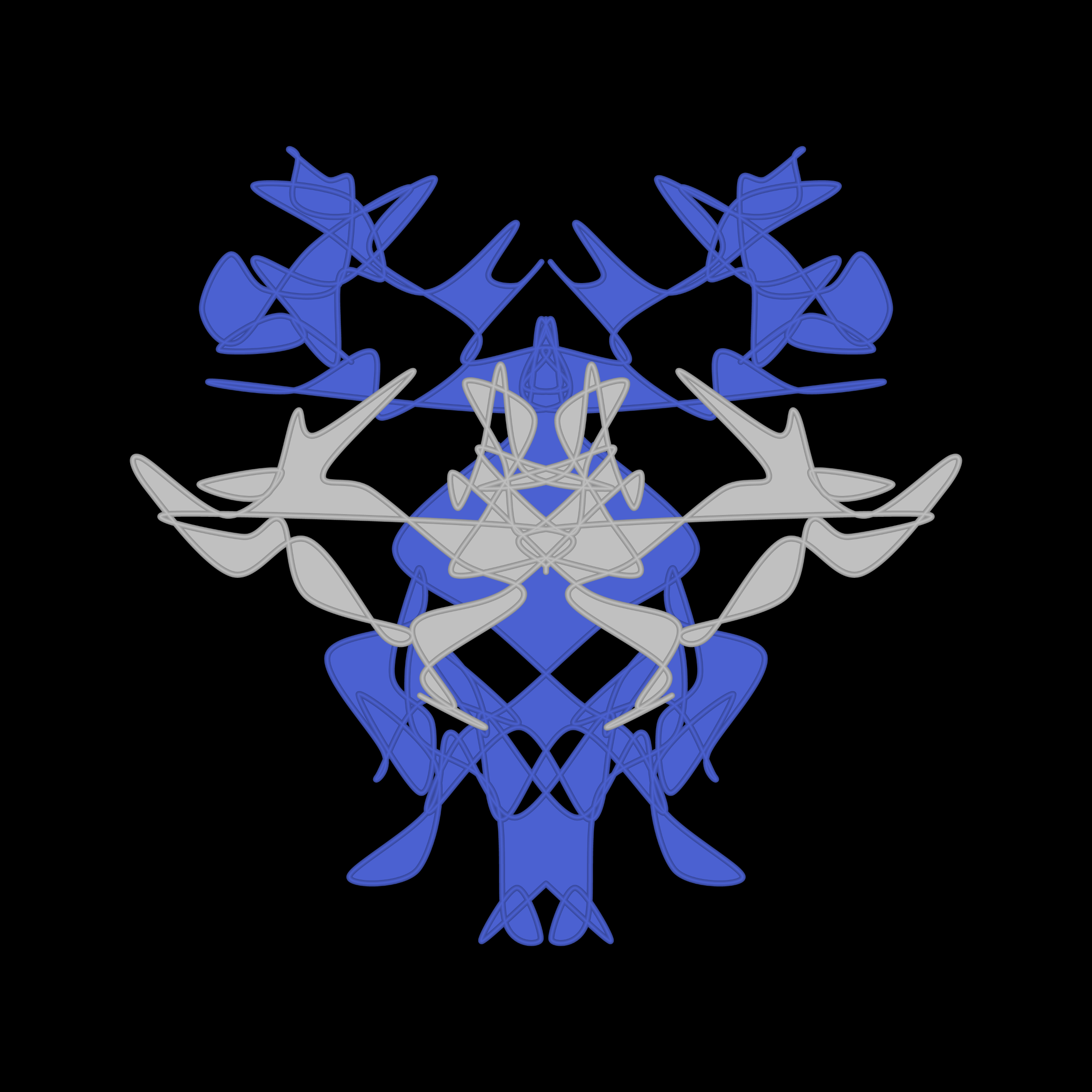 Art Blocks - Art Blocks v2 - Cryptoblots #808 - NFT # 3000808