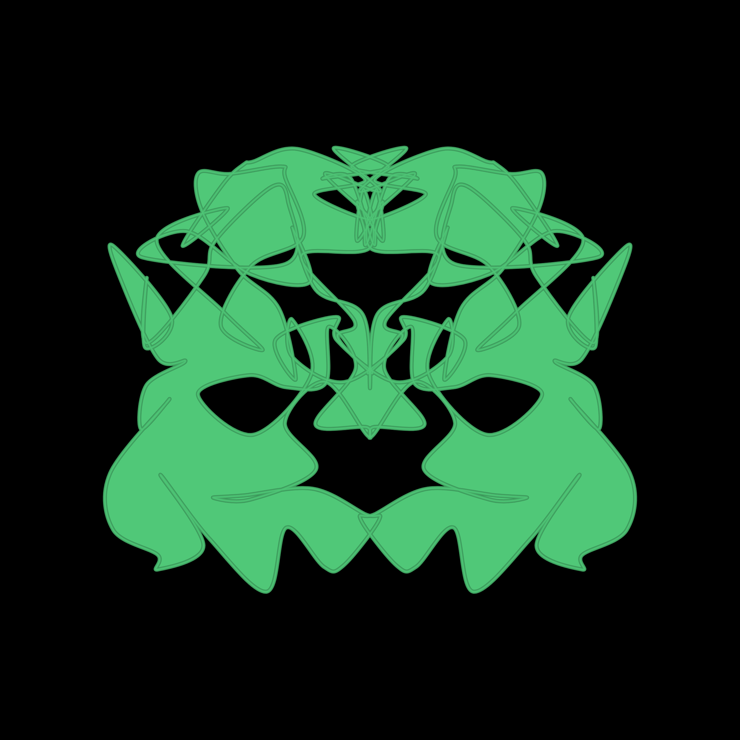 Art Blocks - Art Blocks v2 - Cryptoblots #817 - NFT # 3000817