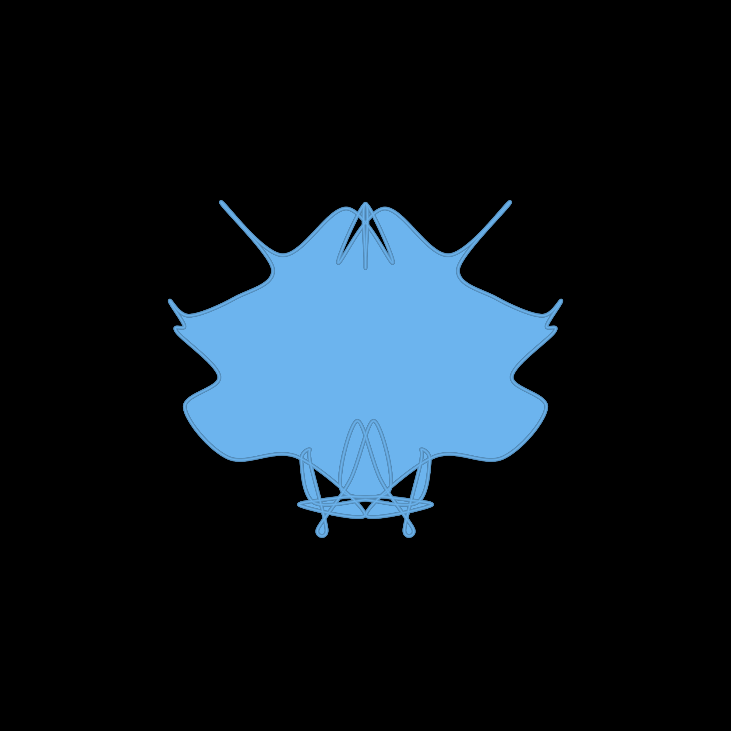 Art Blocks - Art Blocks v2 - Cryptoblots #818 - NFT # 3000818