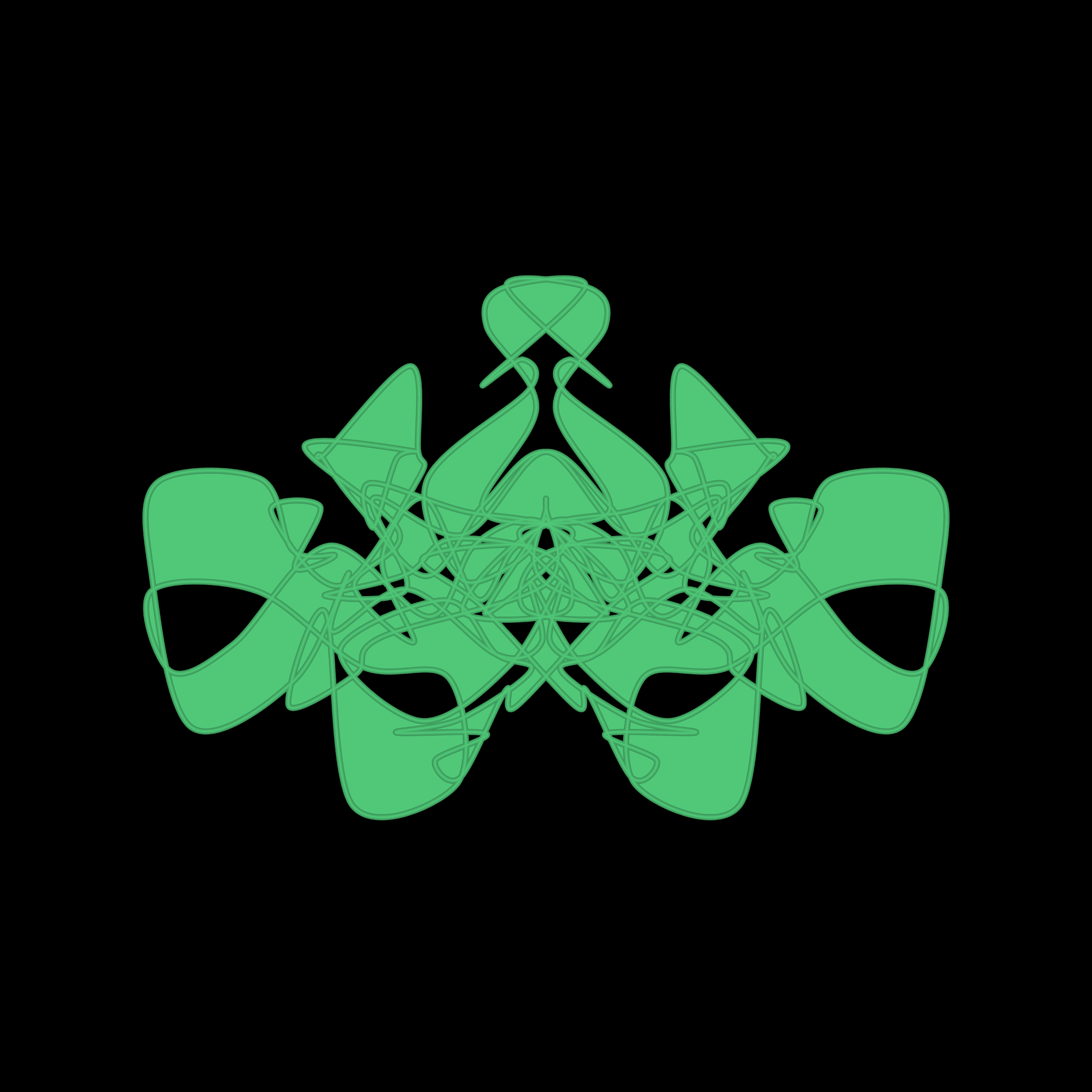 Art Blocks - Art Blocks v2 - Cryptoblots #824 - NFT # 3000824