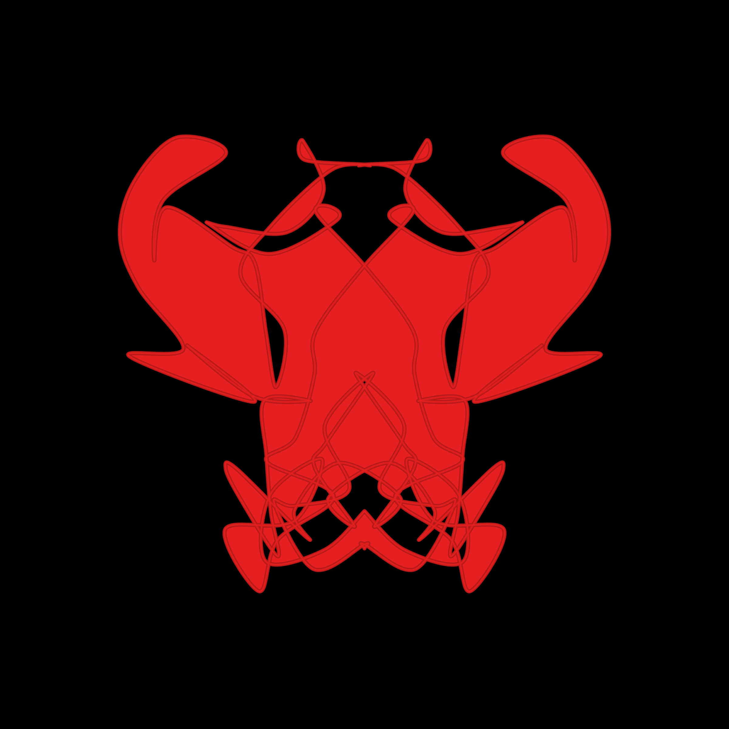 Art Blocks - Art Blocks v2 - Cryptoblots #826 - NFT # 3000826