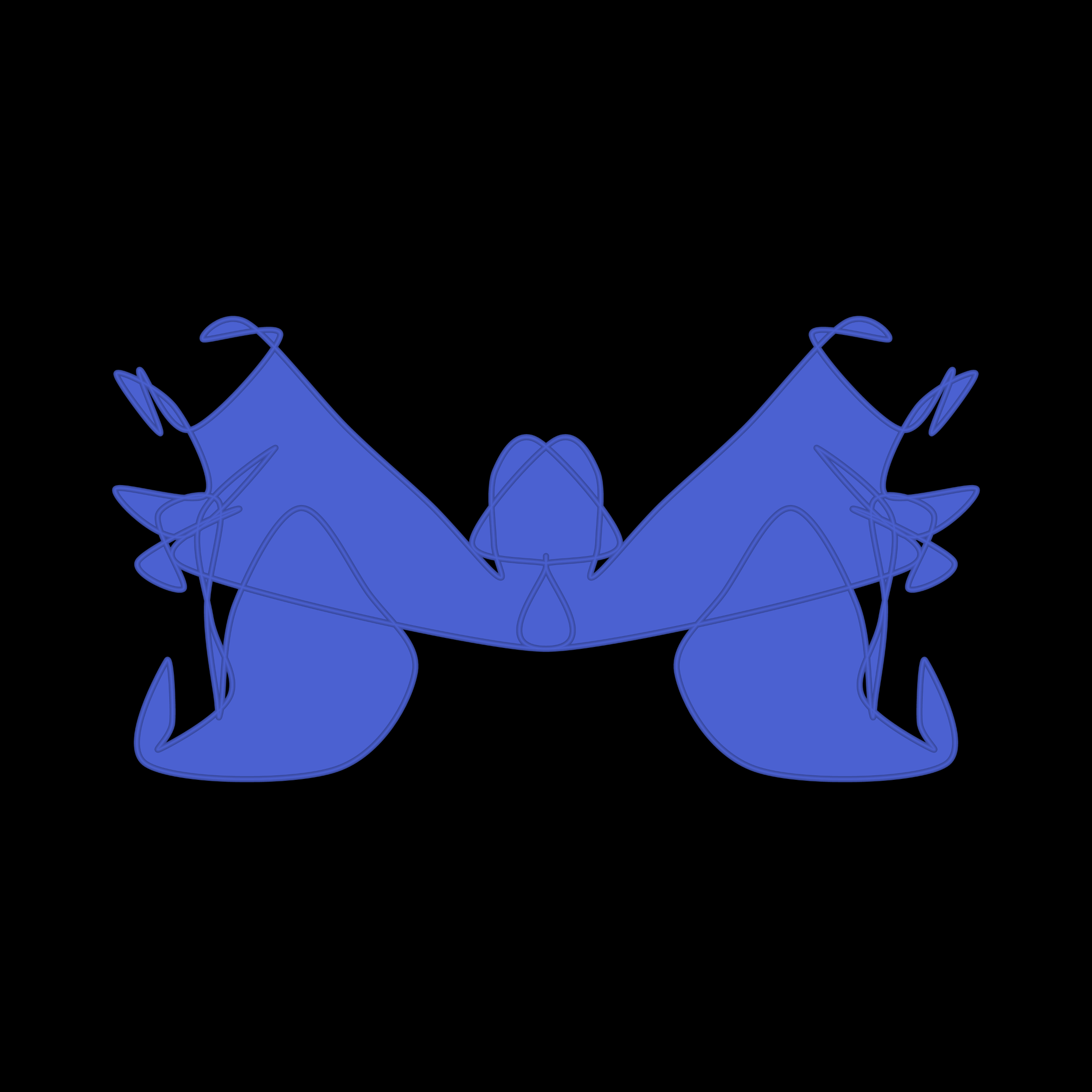 Art Blocks - Art Blocks v2 - Cryptoblots #831 - NFT # 3000831