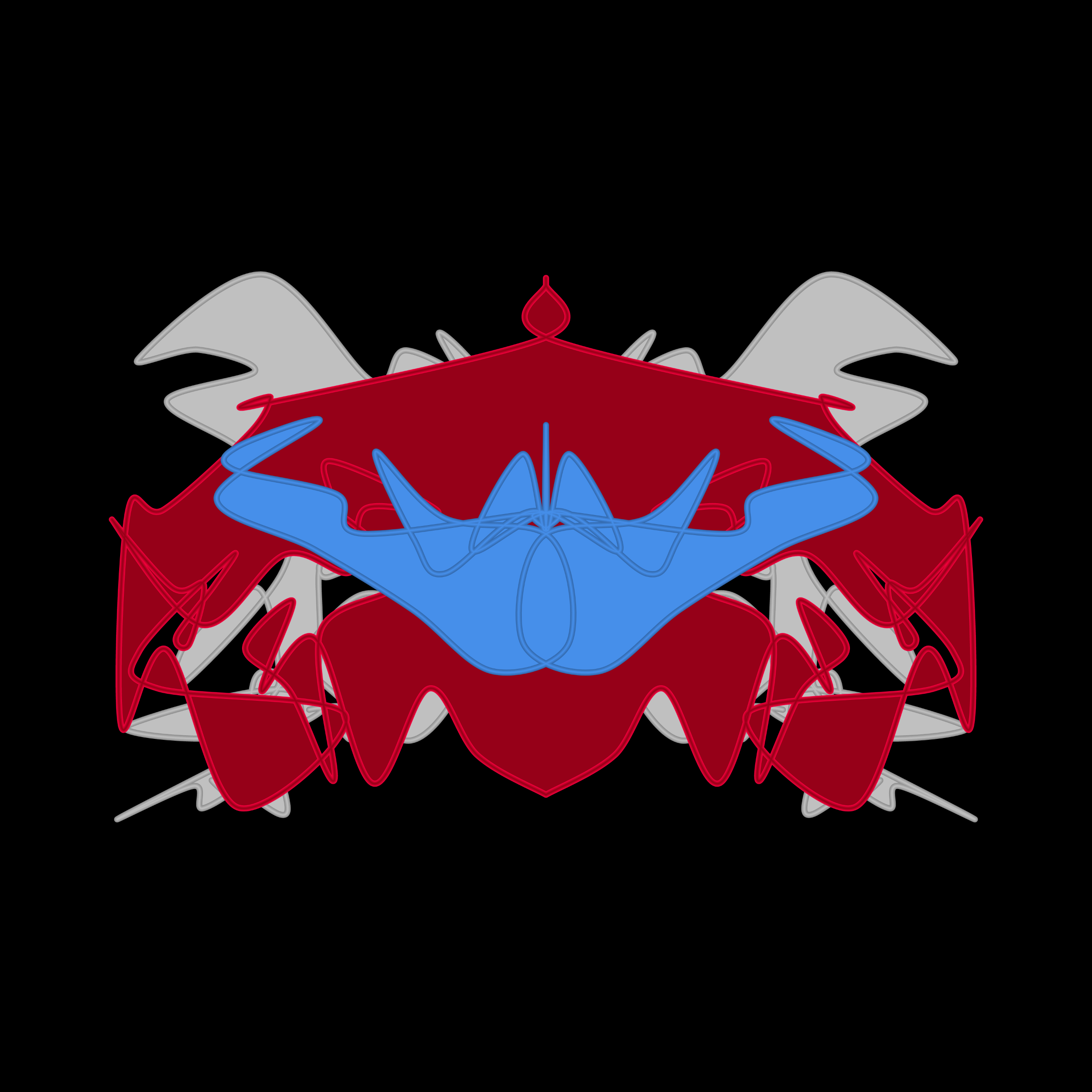 Art Blocks - Art Blocks v2 - Cryptoblots #833 - NFT # 3000833