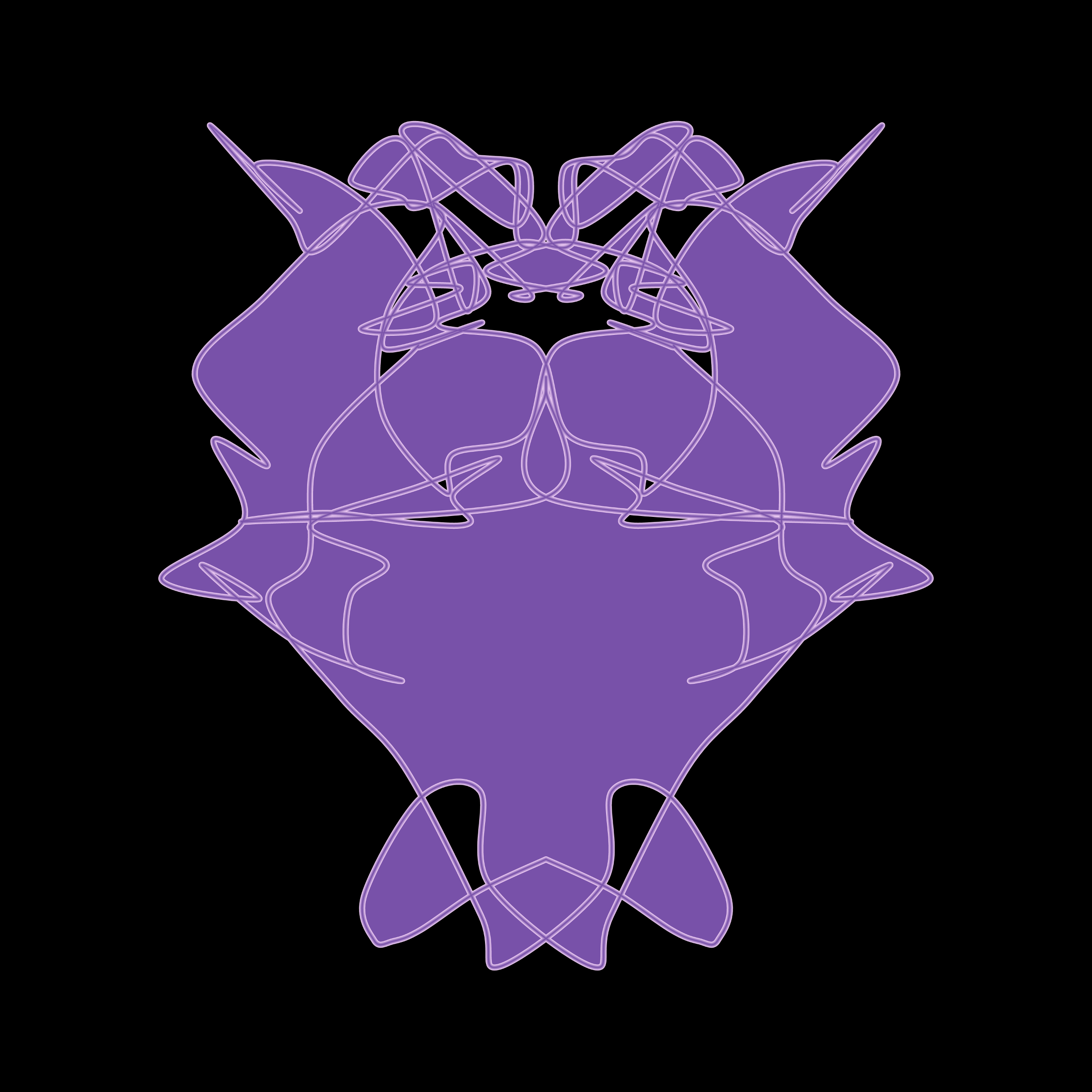 Art Blocks - Art Blocks v2 - Cryptoblots #840 - NFT # 3000840