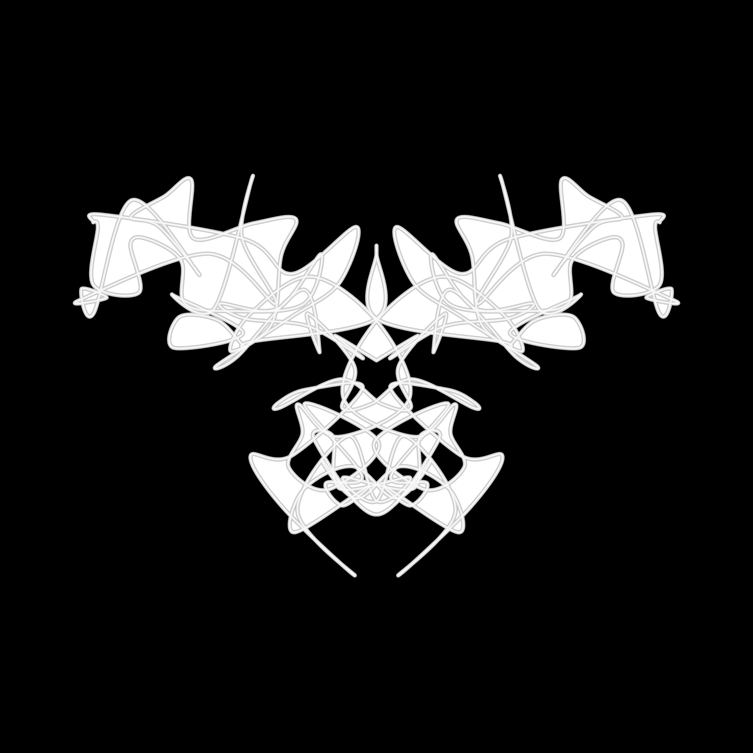 Art Blocks - Art Blocks v2 - Cryptoblots #843 - NFT # 3000843