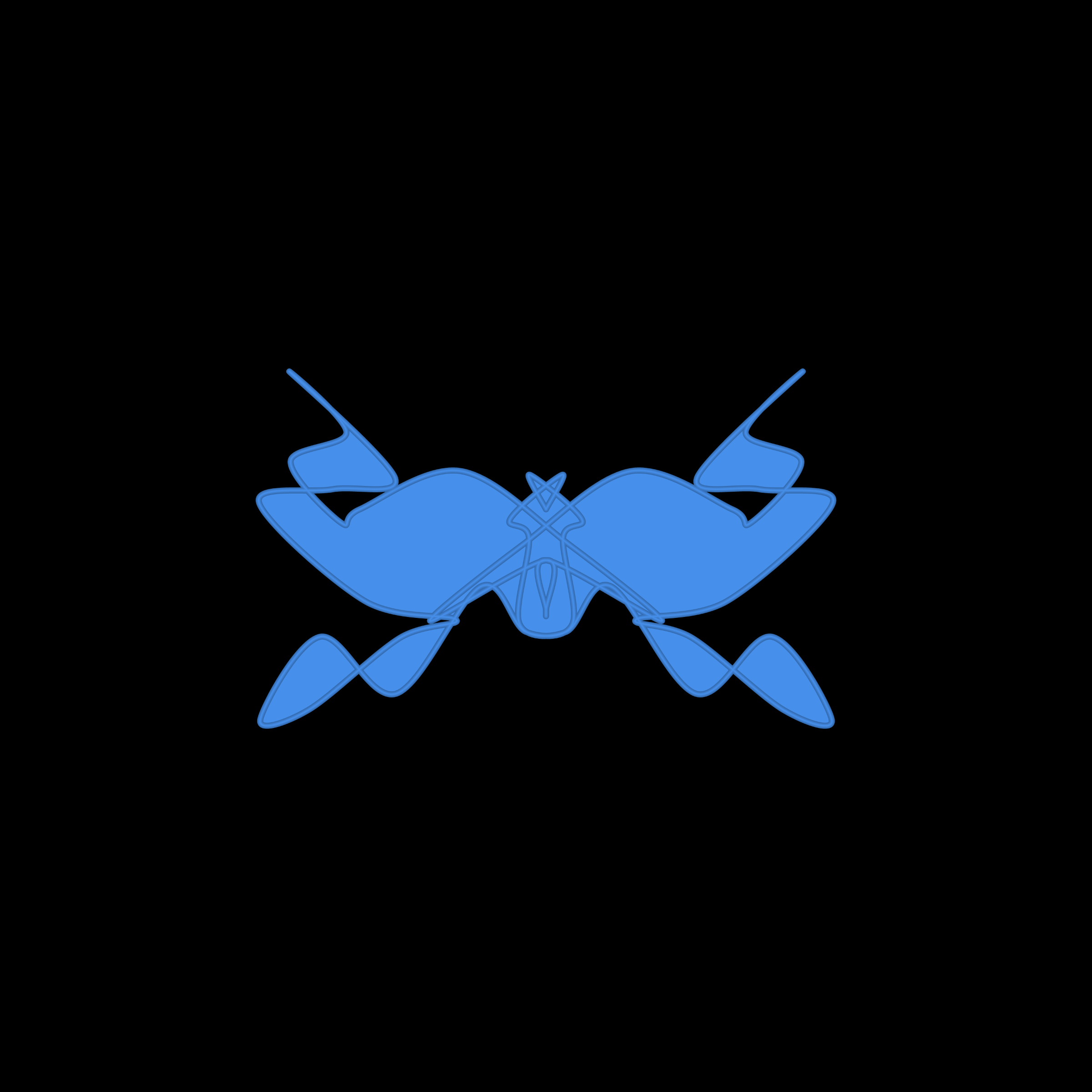 Art Blocks - Art Blocks v2 - Cryptoblots #846 - NFT # 3000846