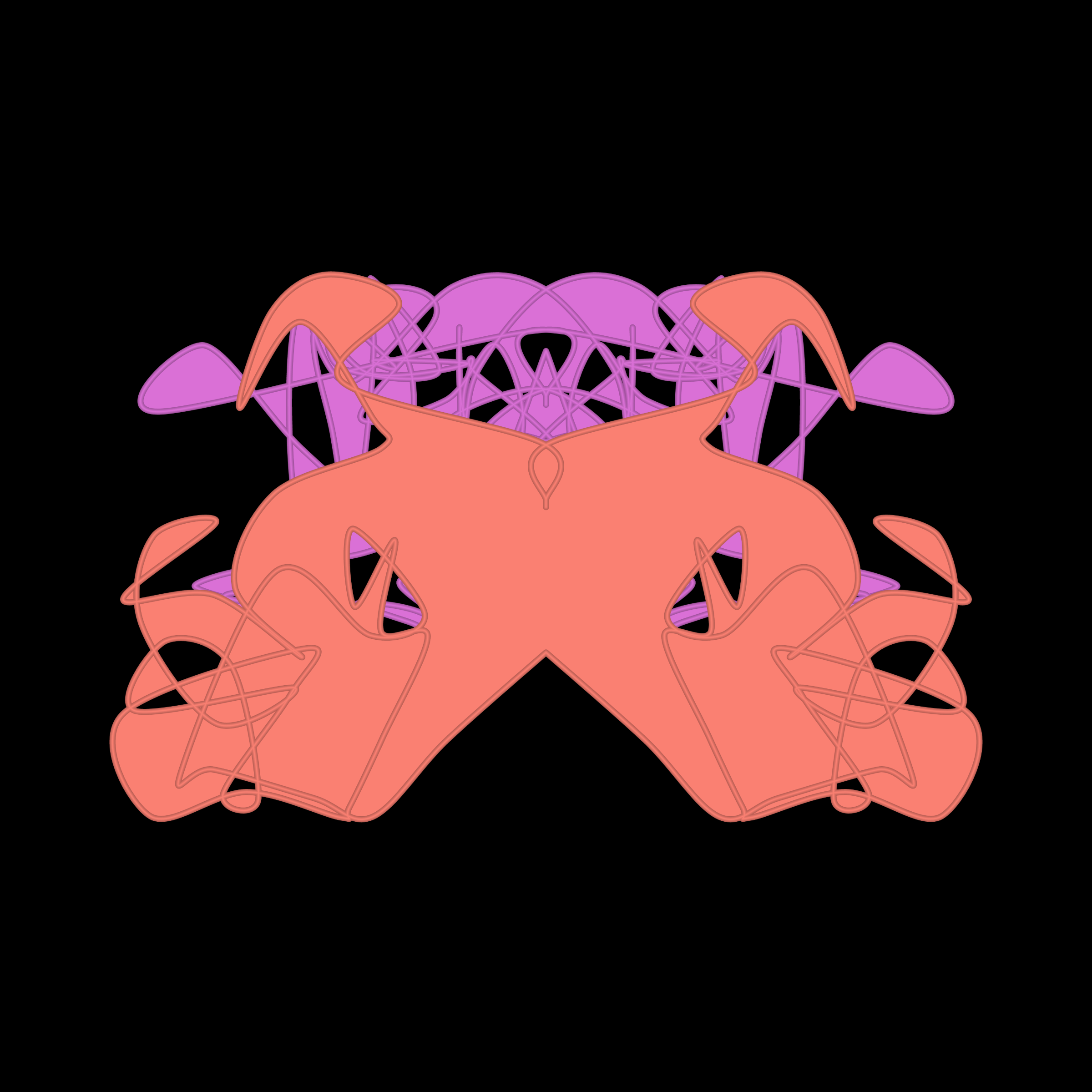 Art Blocks - Art Blocks v2 - Cryptoblots #847 - NFT # 3000847