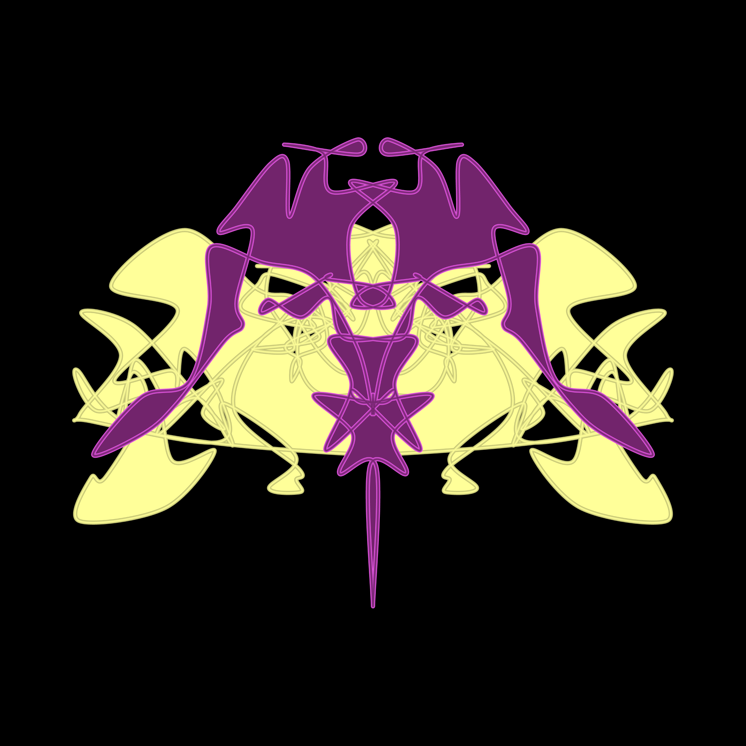 Art Blocks - Art Blocks v2 - Cryptoblots #854 - NFT # 3000854