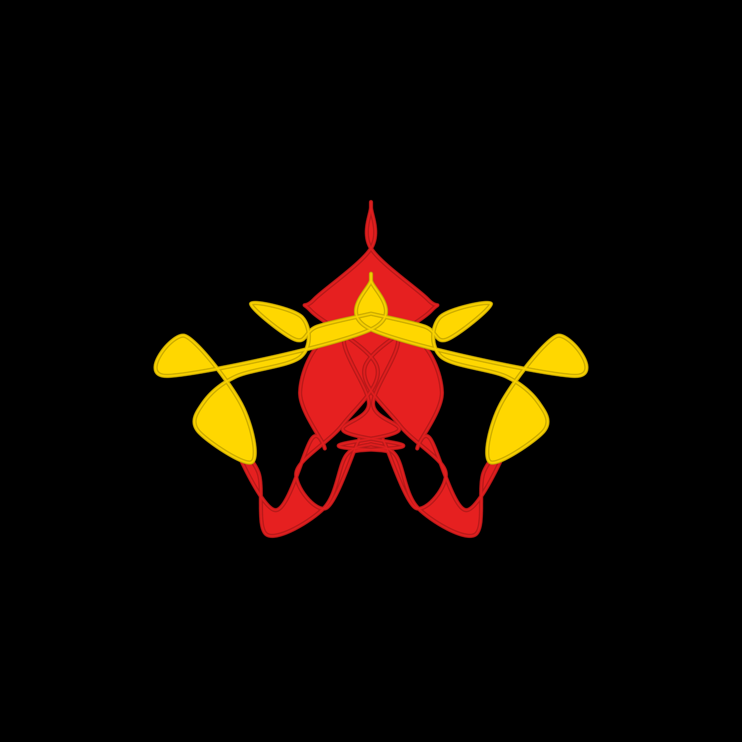 Art Blocks - Art Blocks v2 - Cryptoblots #857 - NFT # 3000857