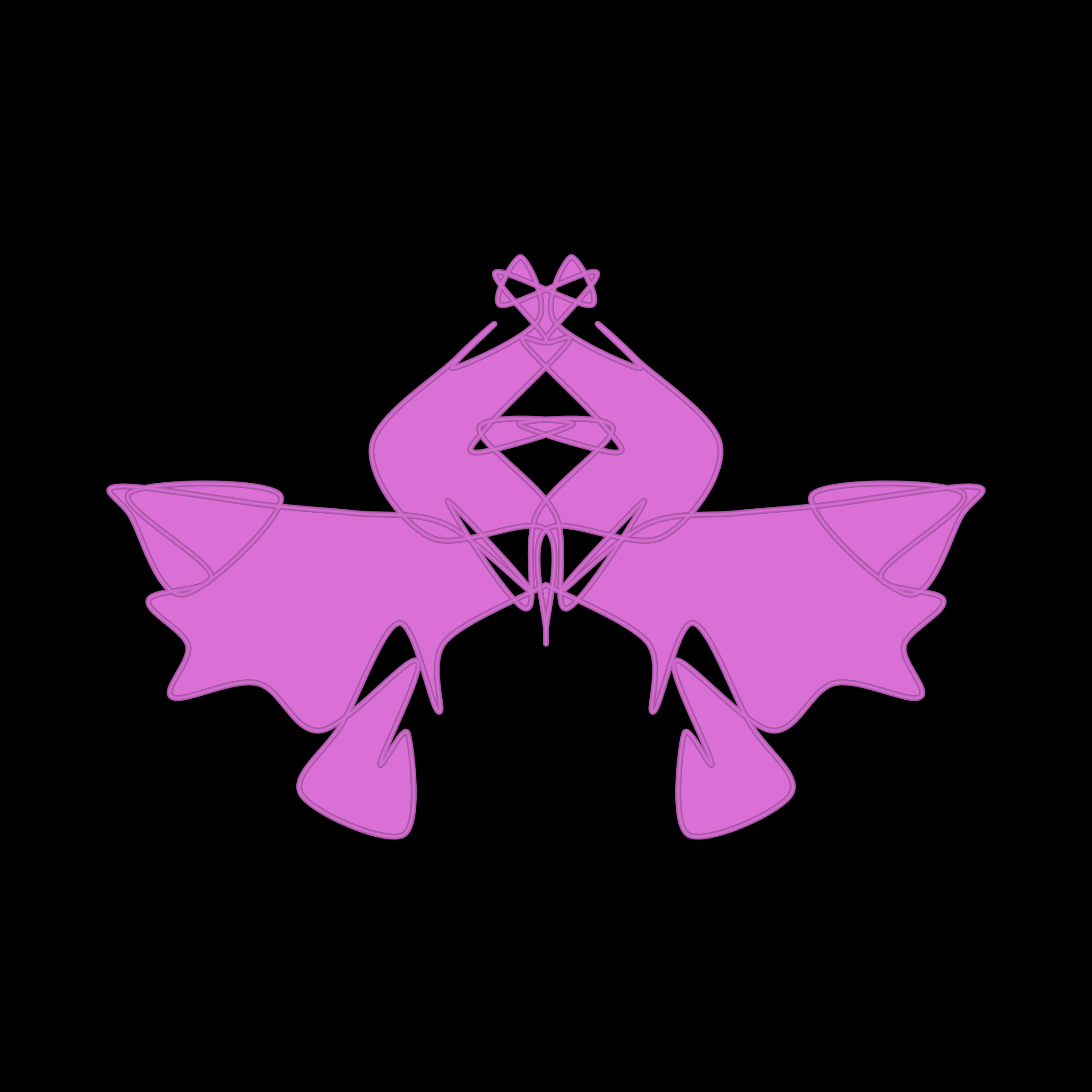 Art Blocks - Art Blocks v2 - Cryptoblots #858 - NFT # 3000858