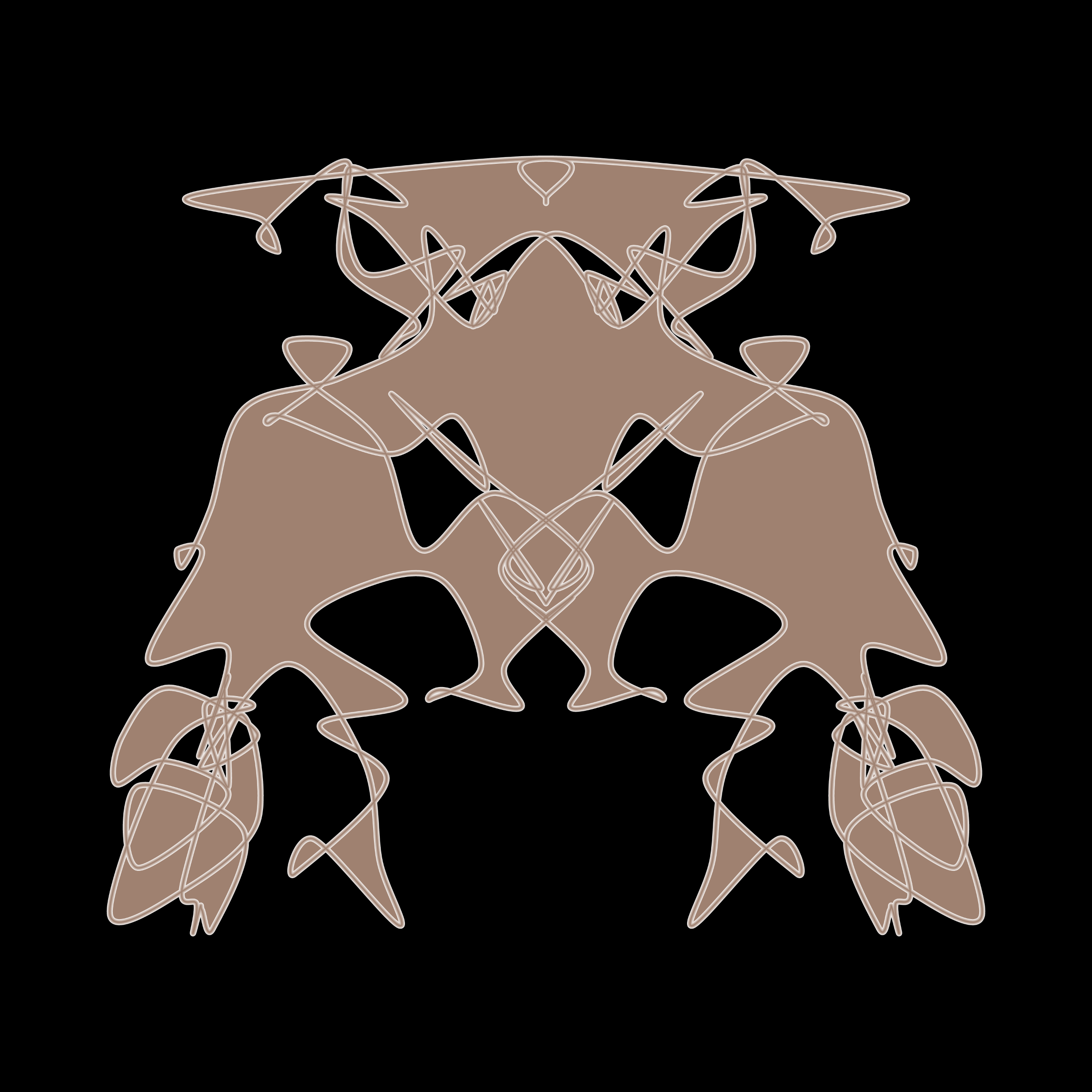 Art Blocks - Art Blocks v2 - Cryptoblots #861 - NFT # 3000861