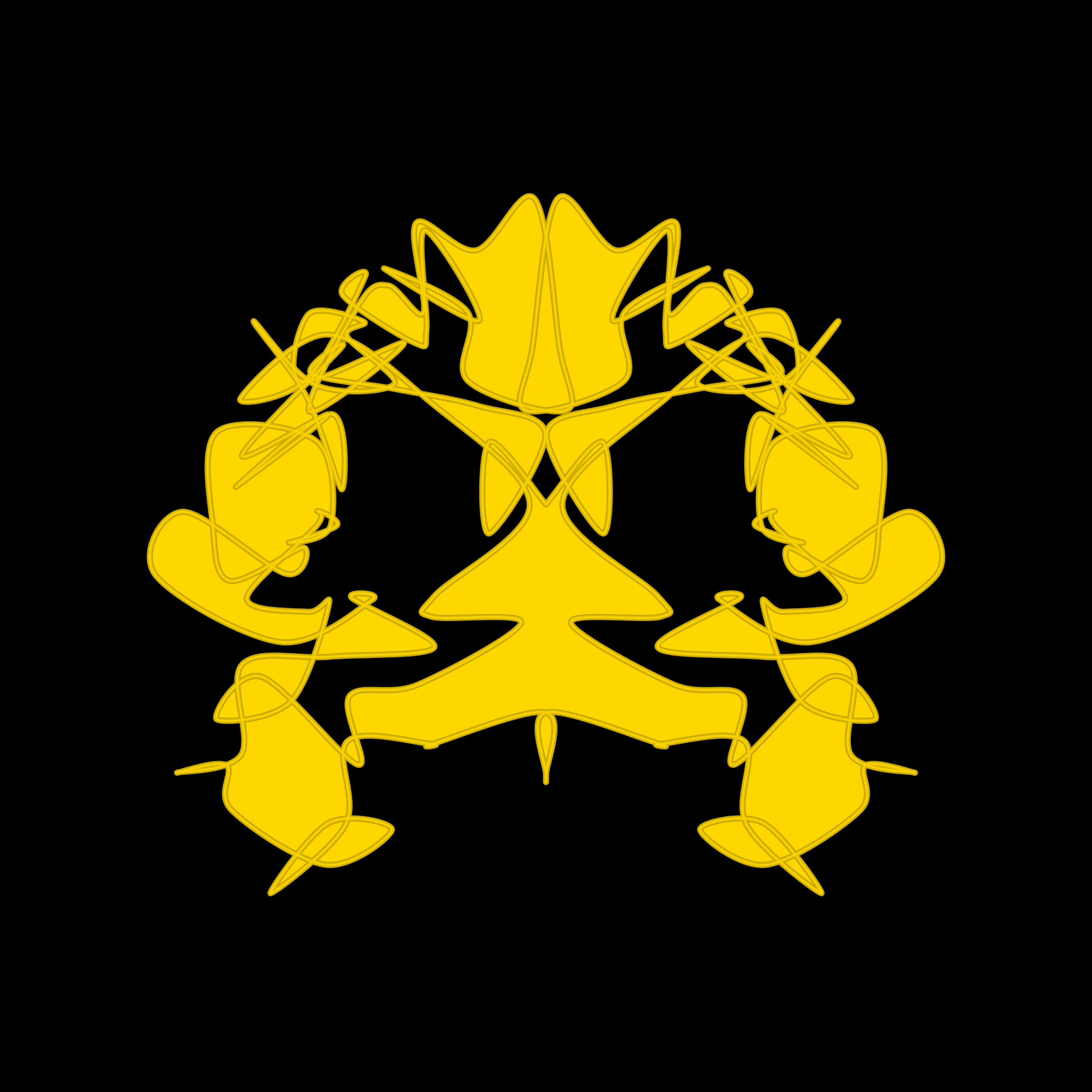 Art Blocks - Art Blocks v2 - Cryptoblots #863 - NFT # 3000863