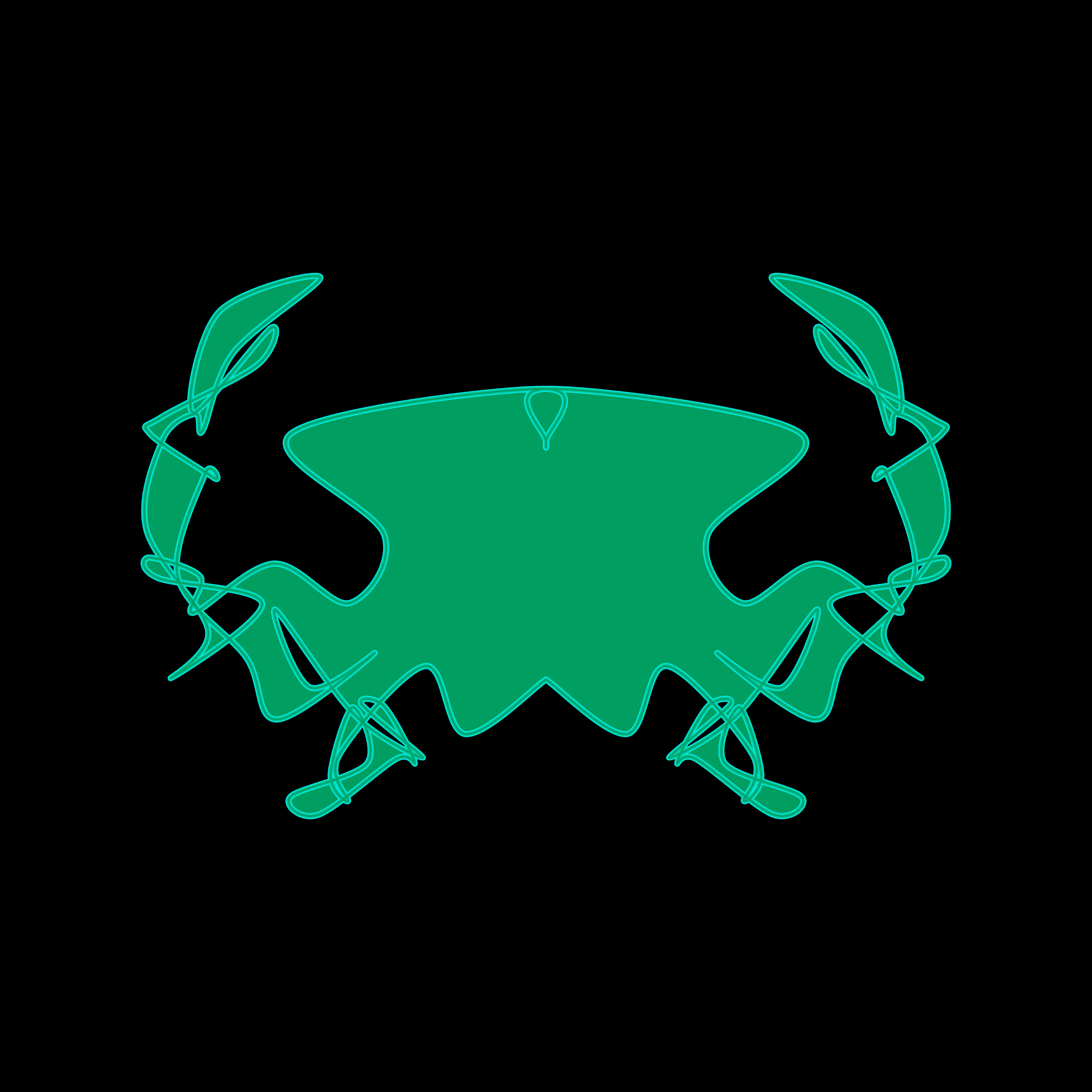 Art Blocks - Art Blocks v2 - Cryptoblots #866 - NFT # 3000866