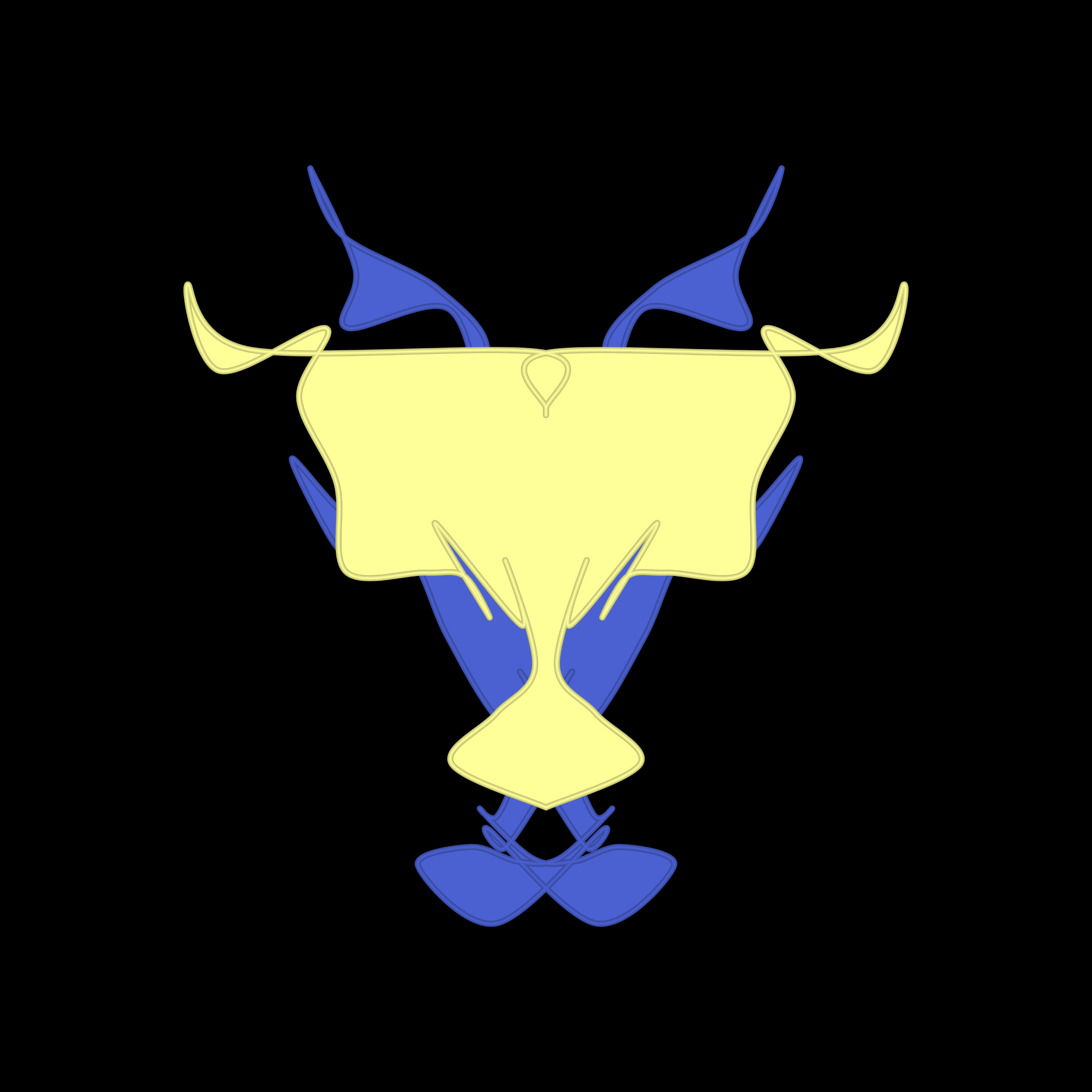 Art Blocks - Art Blocks v2 - Cryptoblots #871 - NFT # 3000871