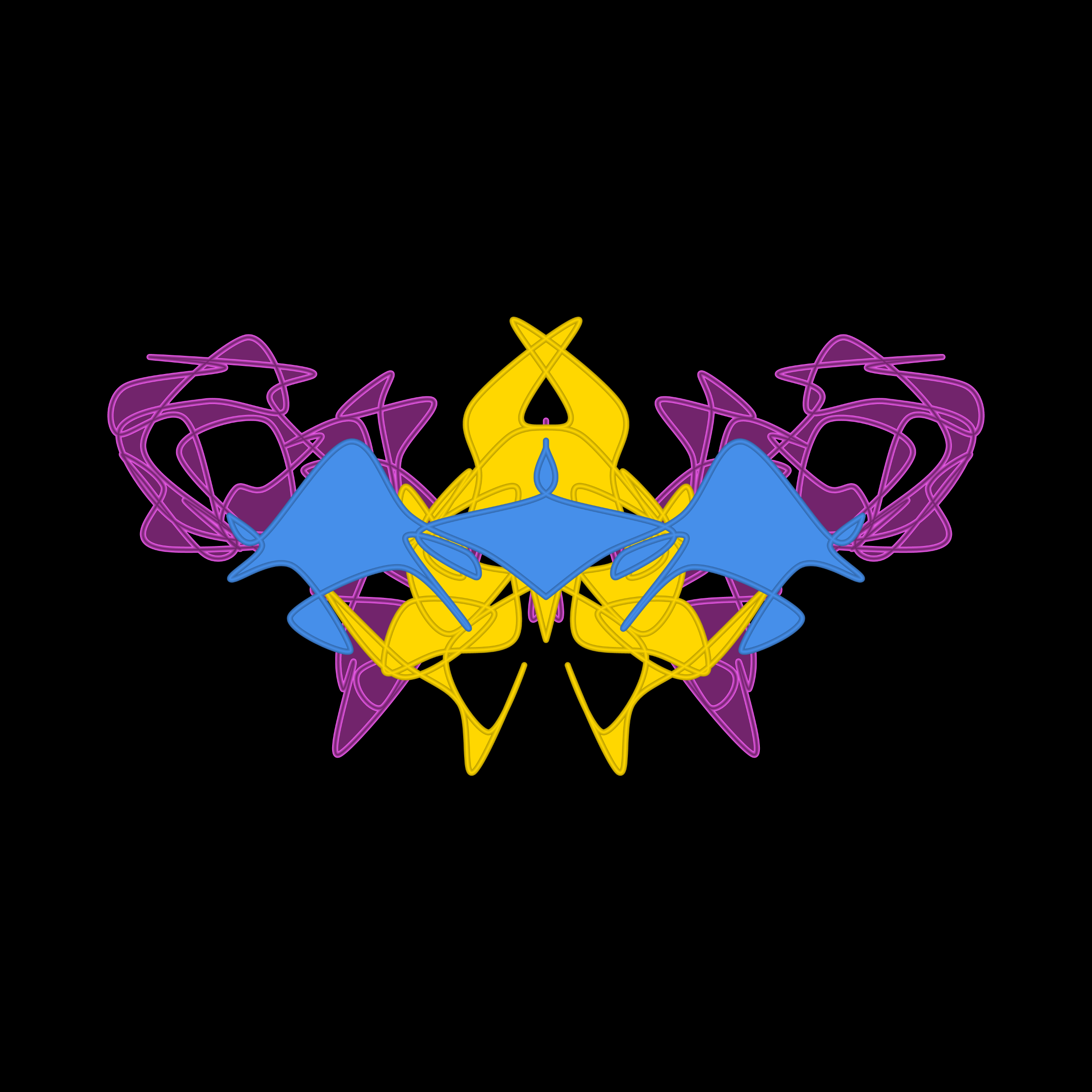 Art Blocks - Art Blocks v2 - Cryptoblots #873 - NFT # 3000873