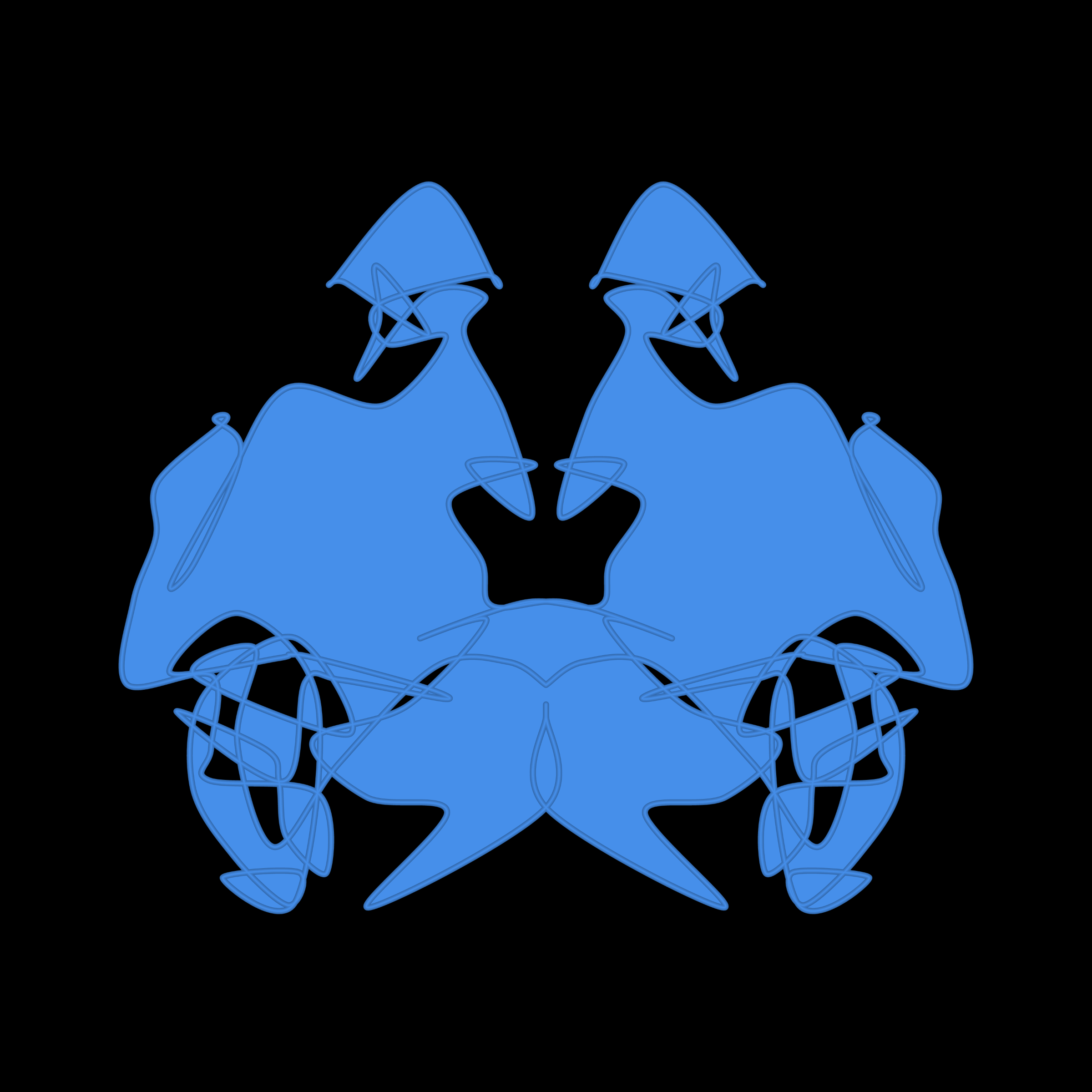 Art Blocks - Art Blocks v2 - Cryptoblots #874 - NFT # 3000874