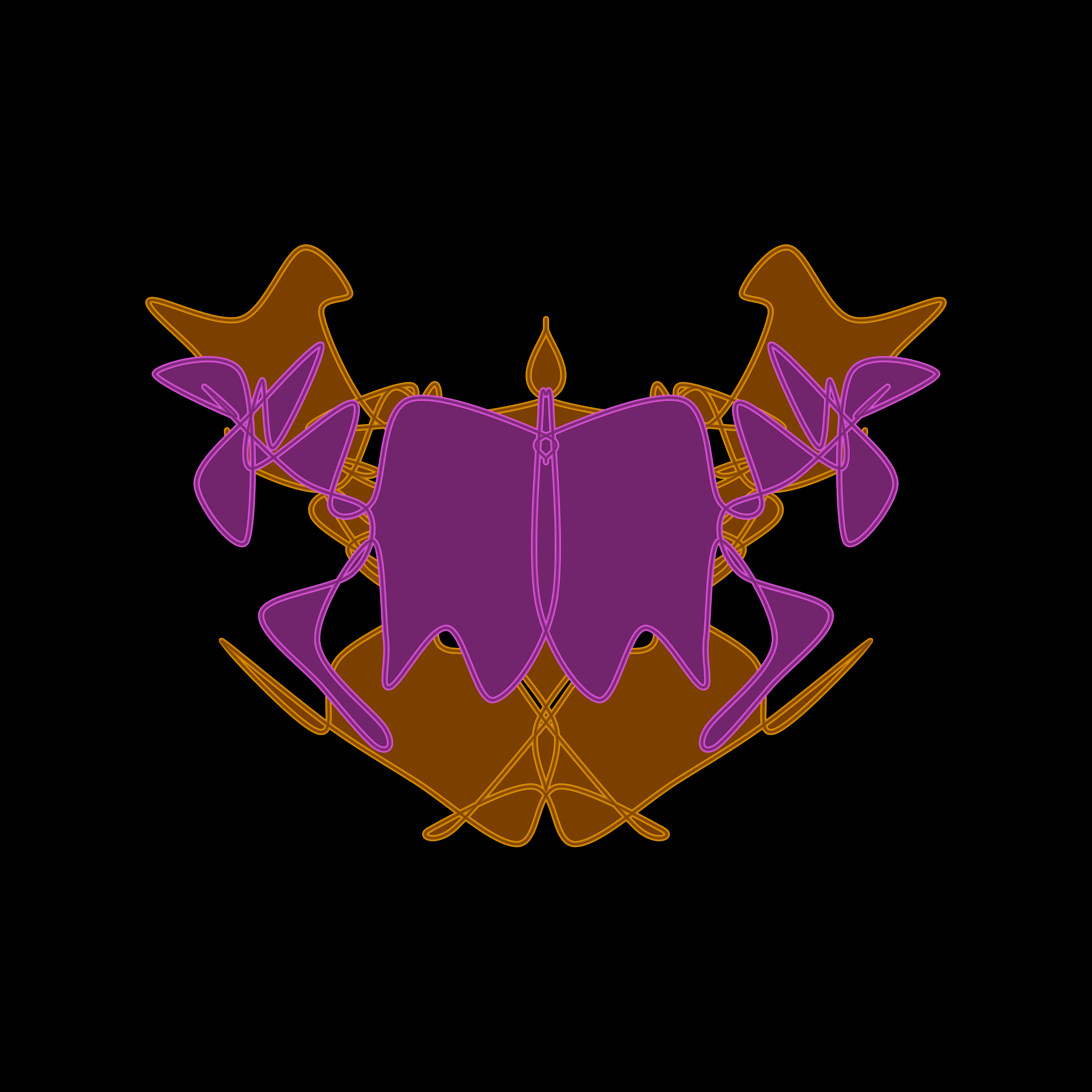 Art Blocks - Art Blocks v2 - Cryptoblots #876 - NFT # 3000876