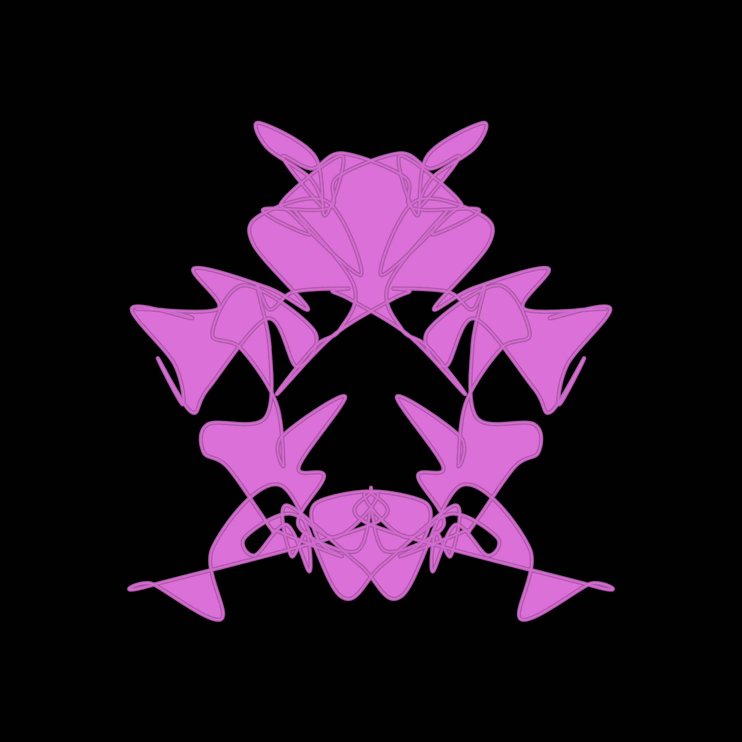 Art Blocks - Art Blocks v2 - Cryptoblots #877 - NFT # 3000877