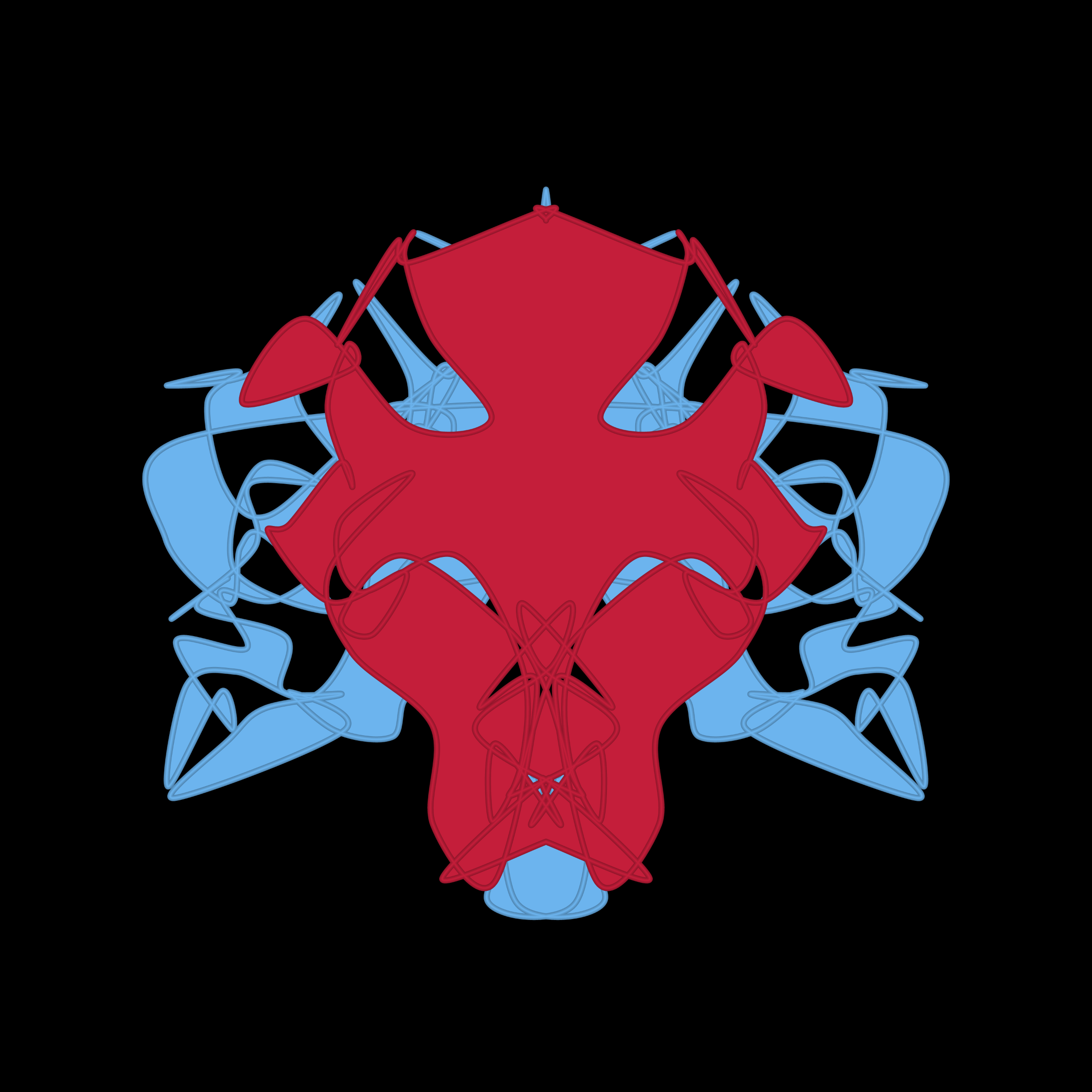 Art Blocks - Art Blocks v2 - Cryptoblots #879 - NFT # 3000879