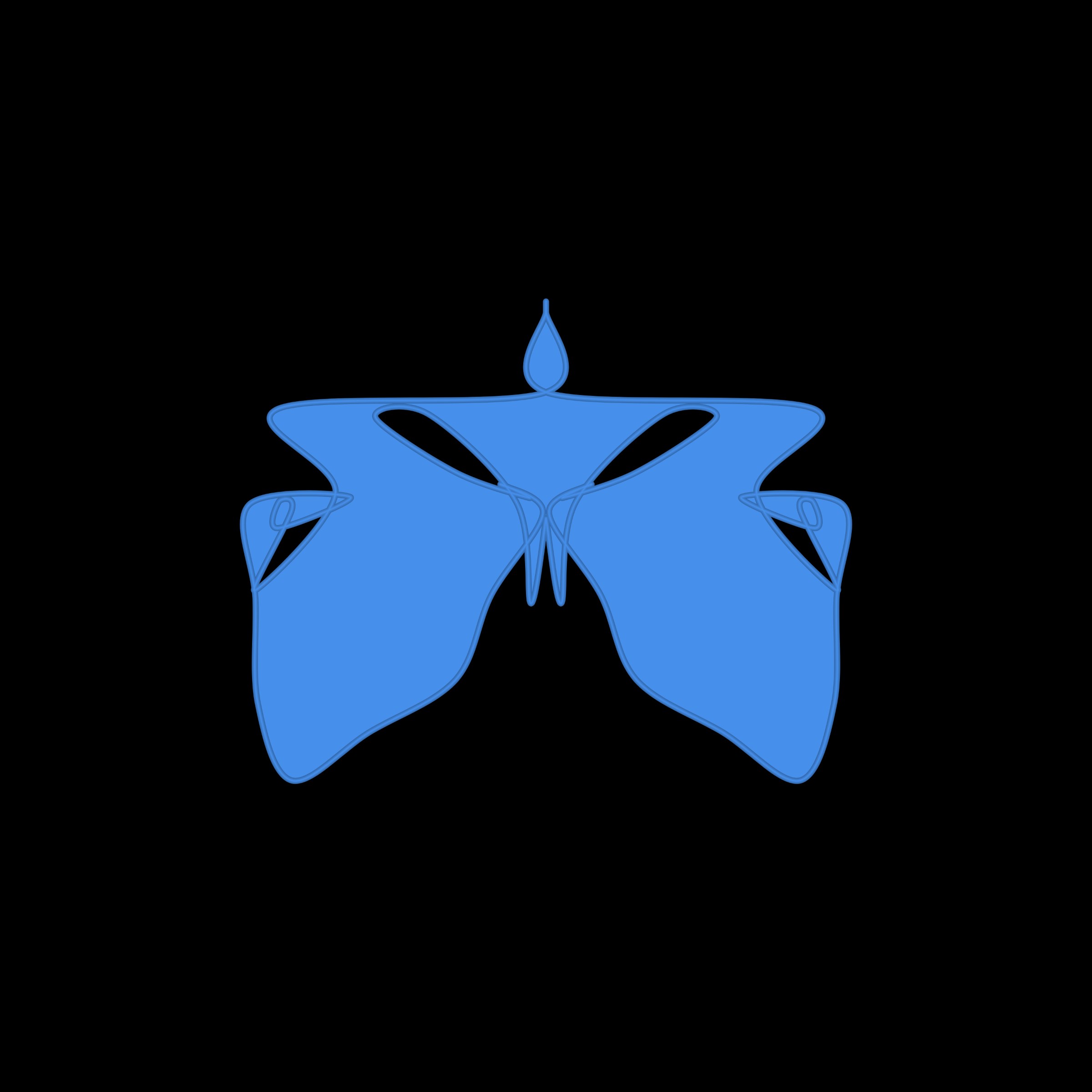 Art Blocks - Art Blocks v2 - Cryptoblots #883 - NFT # 3000883