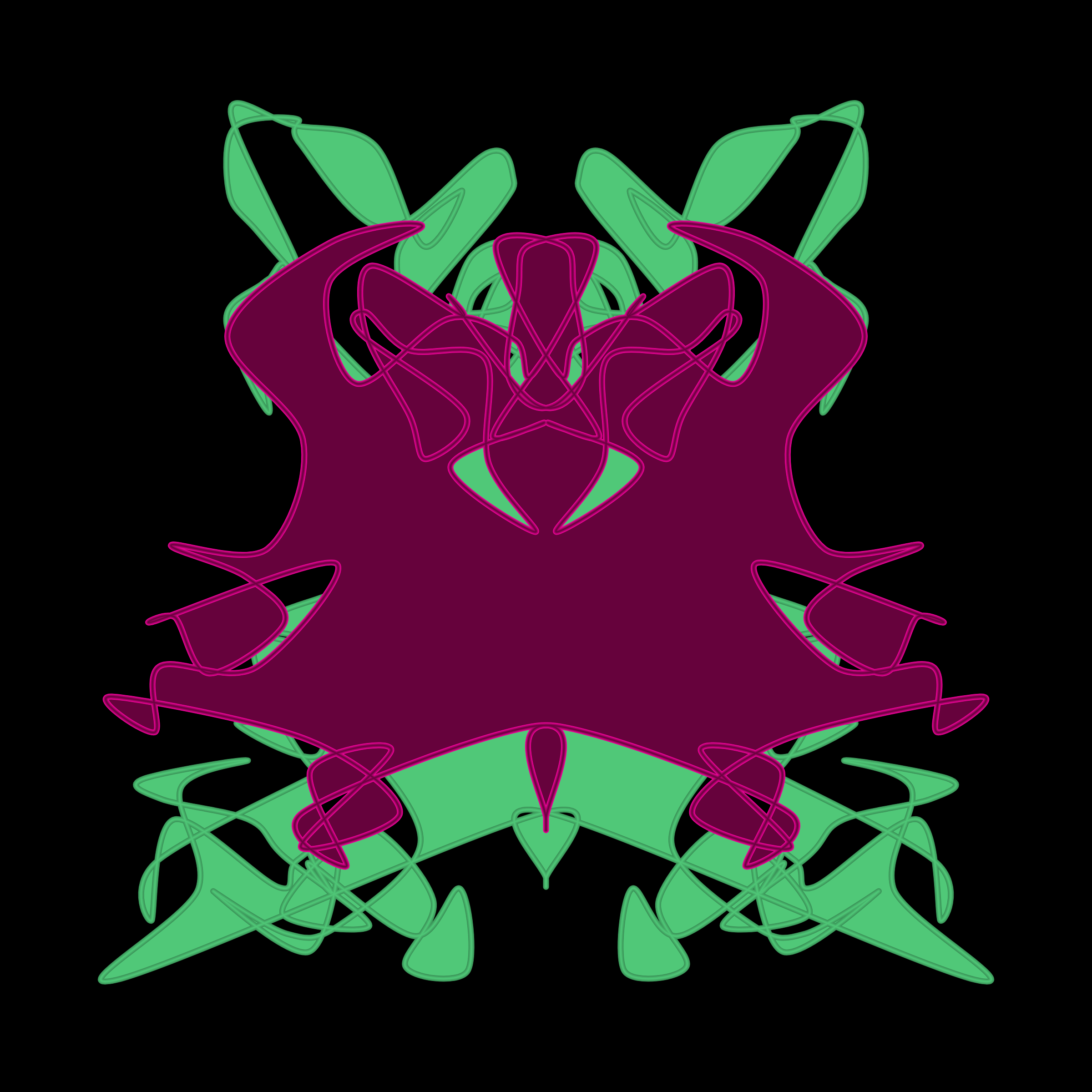 Art Blocks - Art Blocks v2 - Cryptoblots #885 - NFT # 3000885