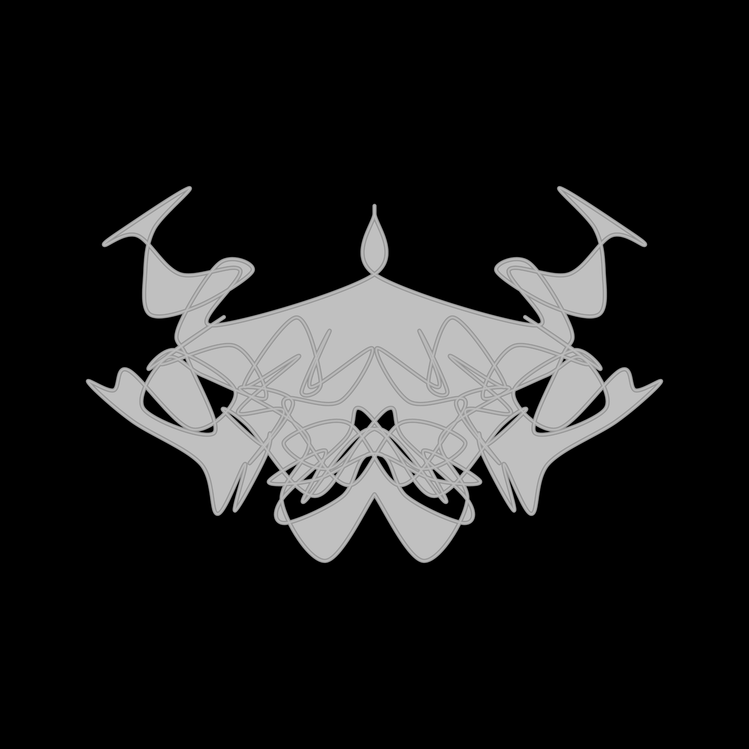 Art Blocks - Art Blocks v2 - Cryptoblots #886 - NFT # 3000886