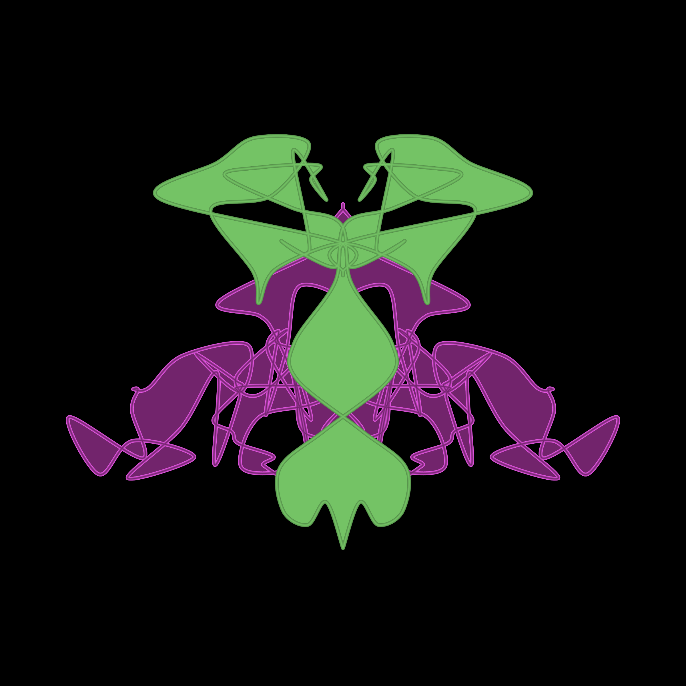 Art Blocks - Art Blocks v2 - Cryptoblots #895 - NFT # 3000895