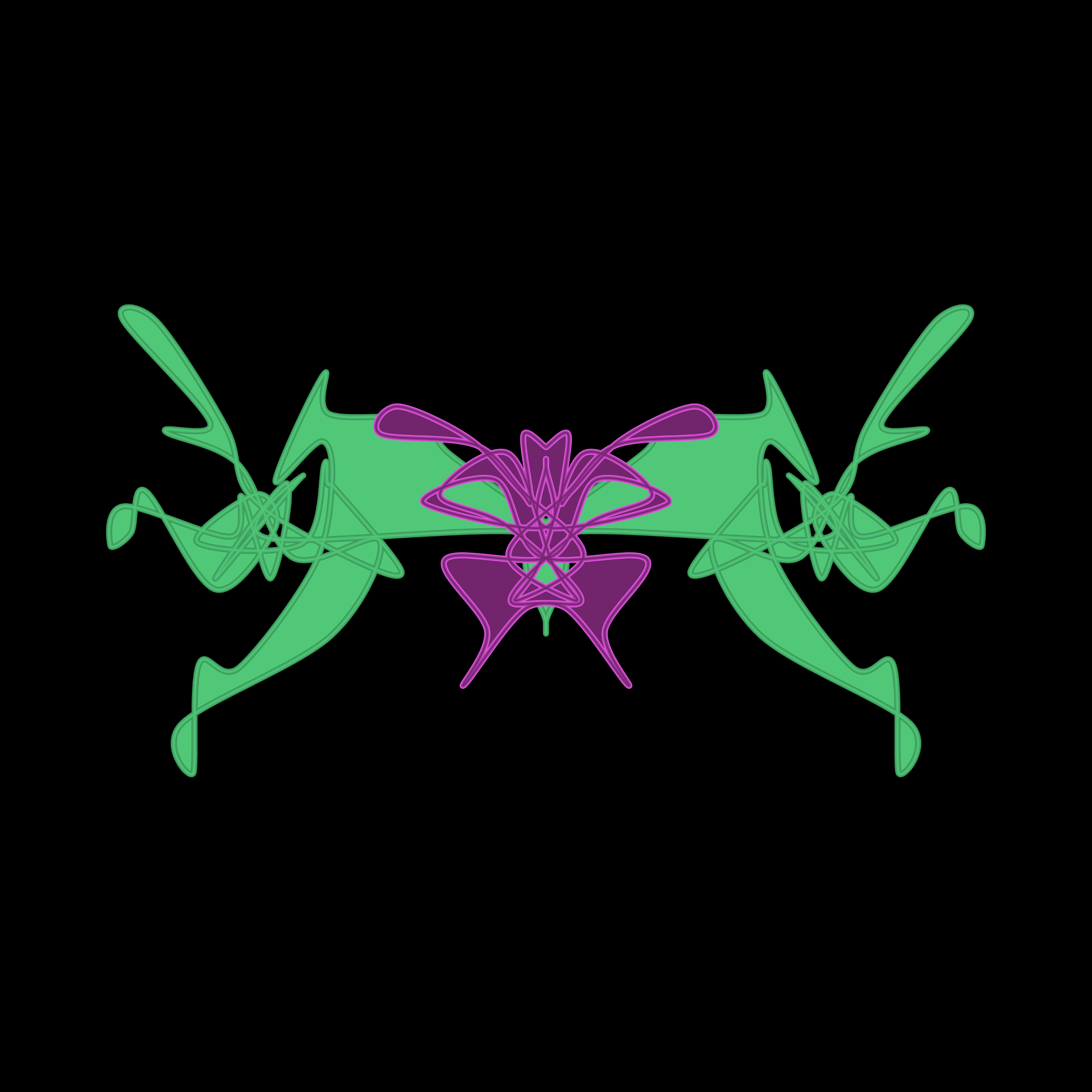 Art Blocks - Art Blocks v2 - Cryptoblots #906 - NFT # 3000906