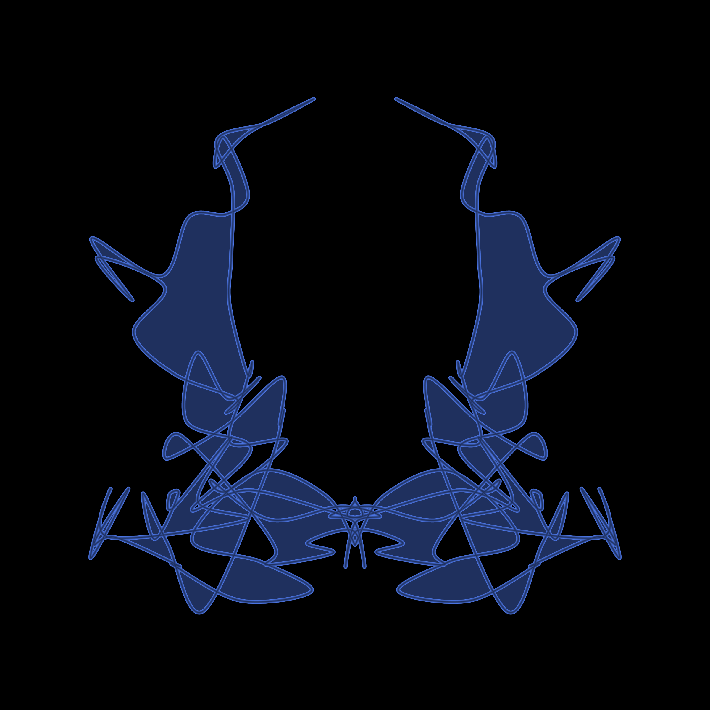 Art Blocks - Art Blocks v2 - Cryptoblots #917 - NFT # 3000917